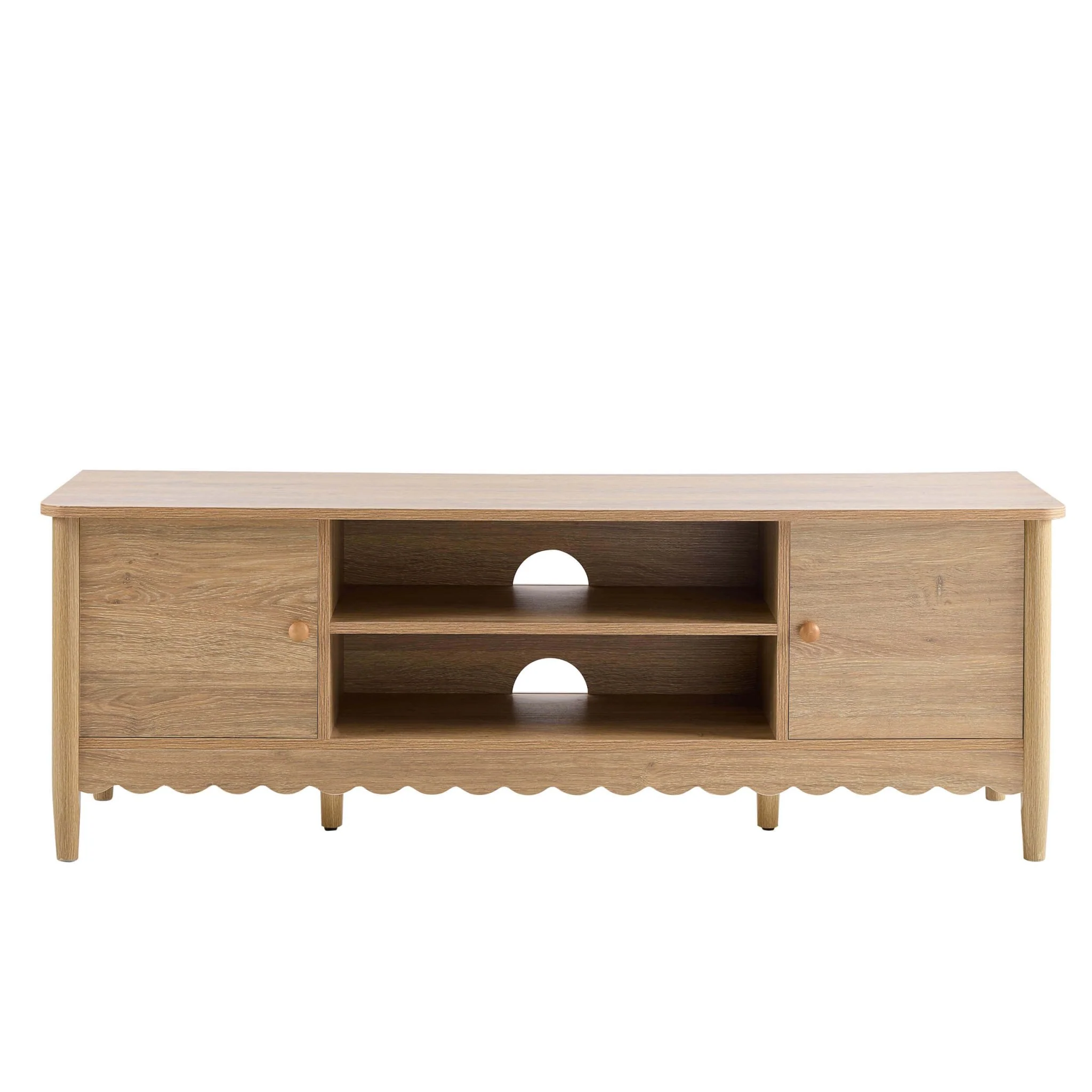 Betty Tv Unit for TVs up to 60" - Light Wood - Image 9