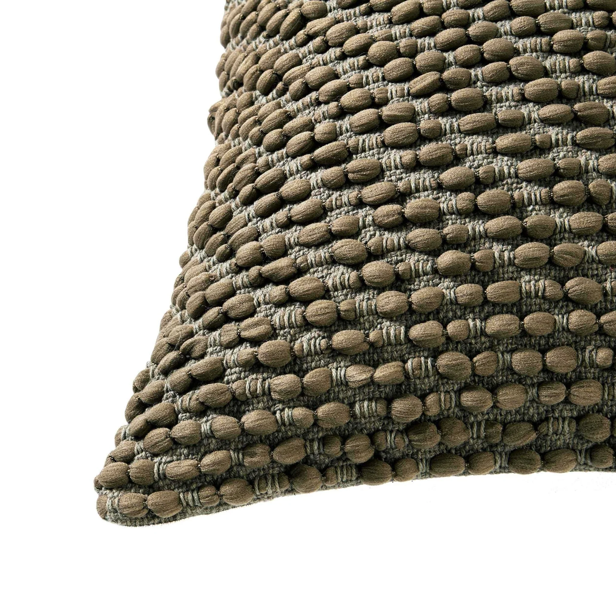 Bobble Loop Sofa Cushion Cover - Dark Green - Image 3