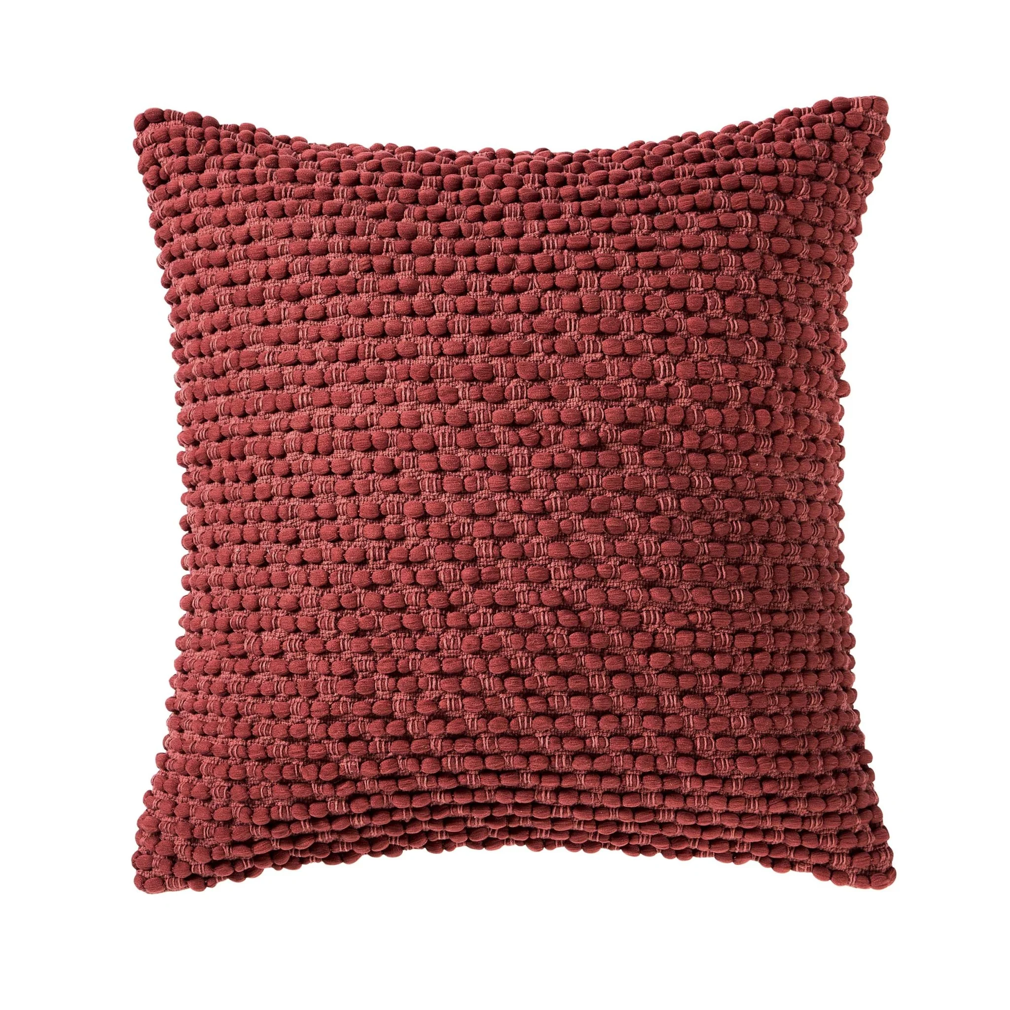 Bobble Loop Sofa Cushion Cover - Rust - Image 2