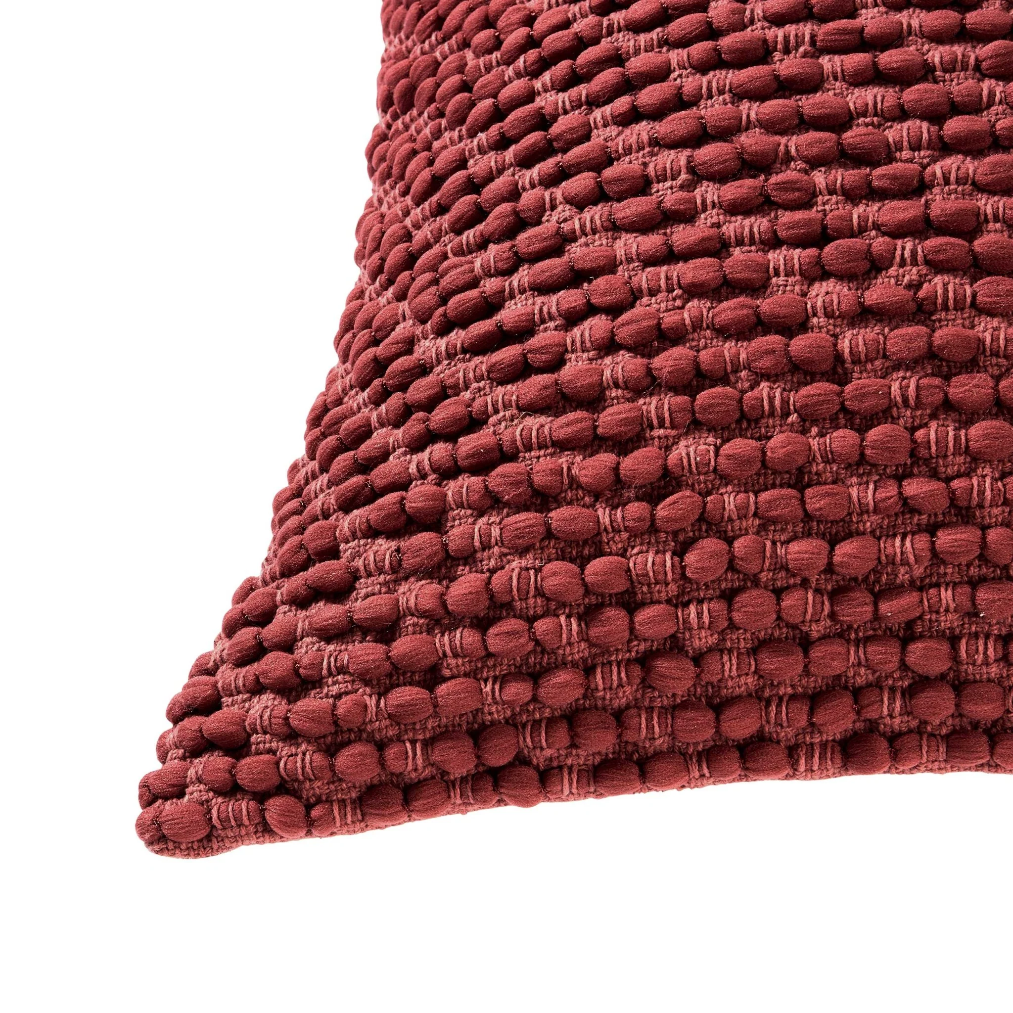 Bobble Loop Sofa Cushion Cover - Rust - Image 4