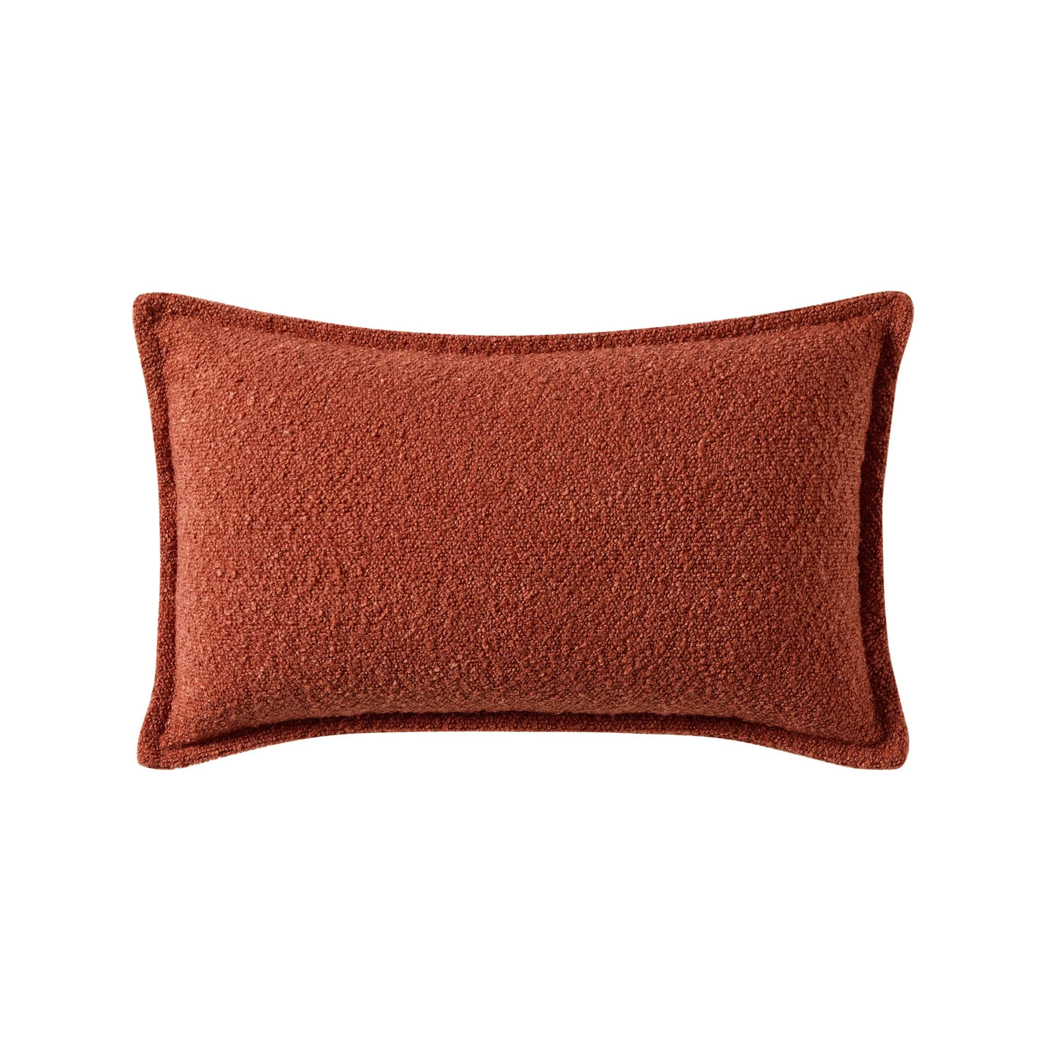 Boucle Sofa Cushion Cover - Rust - Image 5