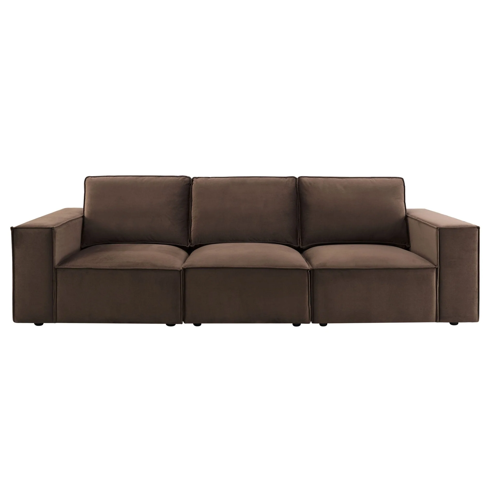 Brooklyn 3 Seater Sofa - Cappuccino - Image 2