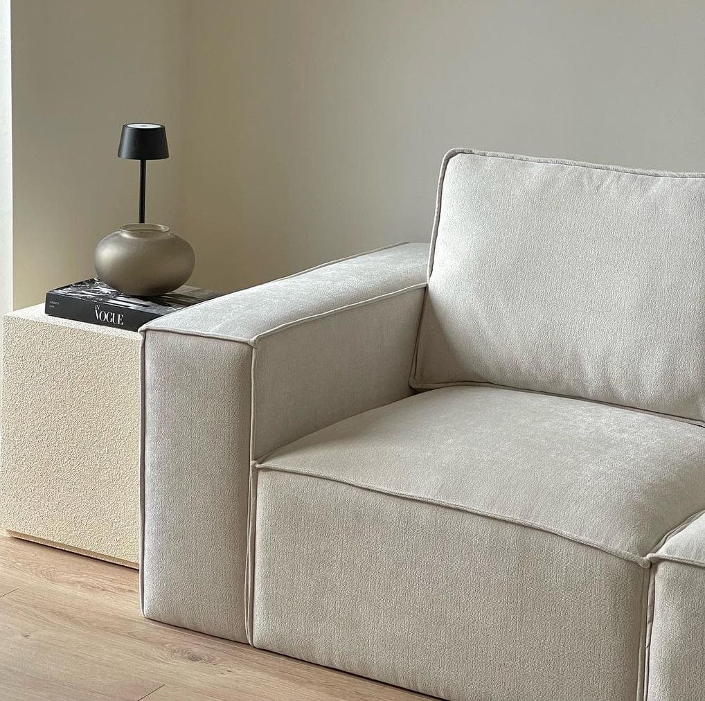 Brooklyn Small Right Hand L-Shape Sofa - Ivory - Image 9