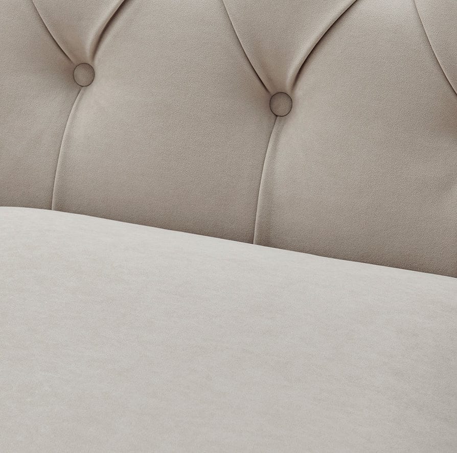 Chesterfield 2 Seater Sofa - Stone - Image 8