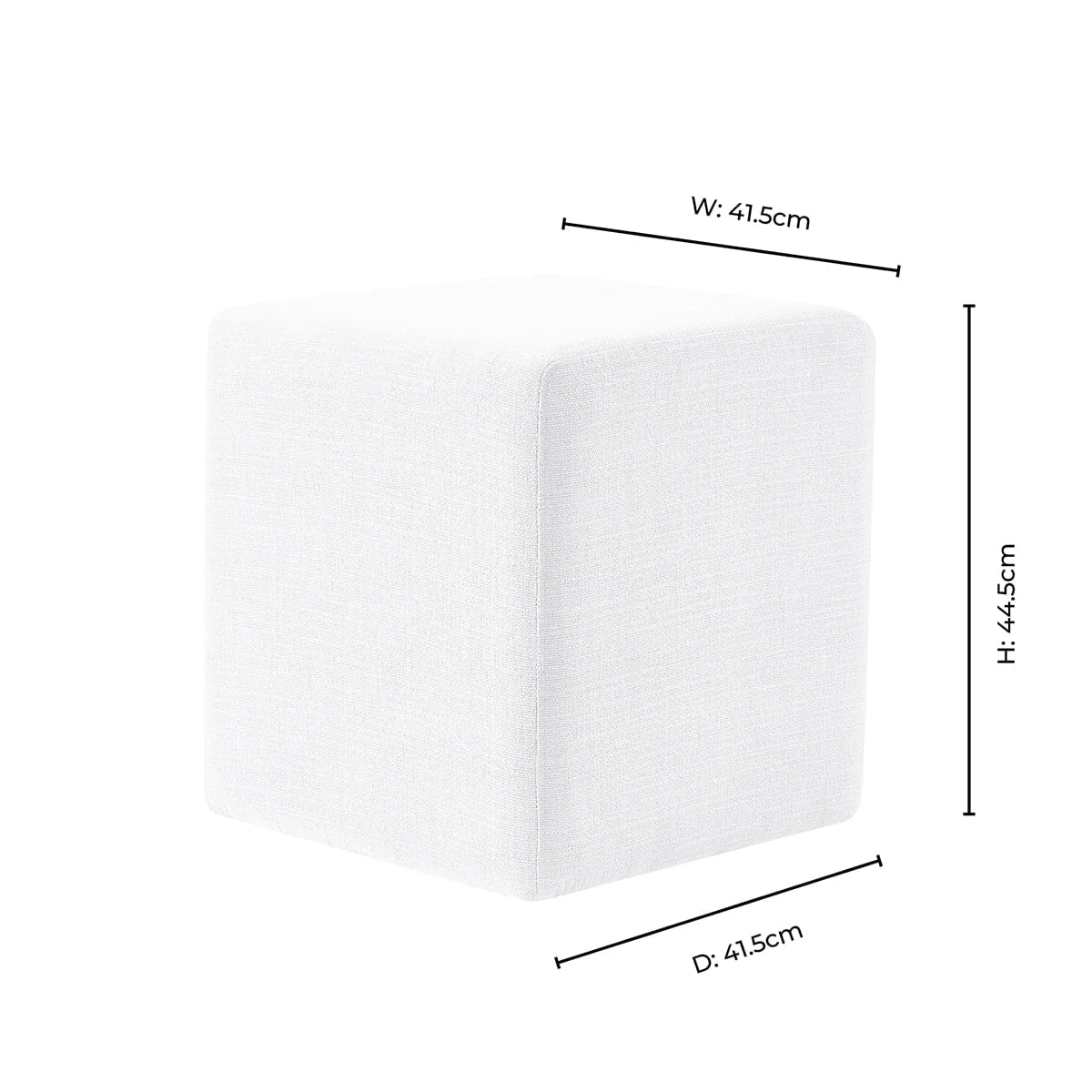 Delilah Pouffe - Chenille Tan - Image 7