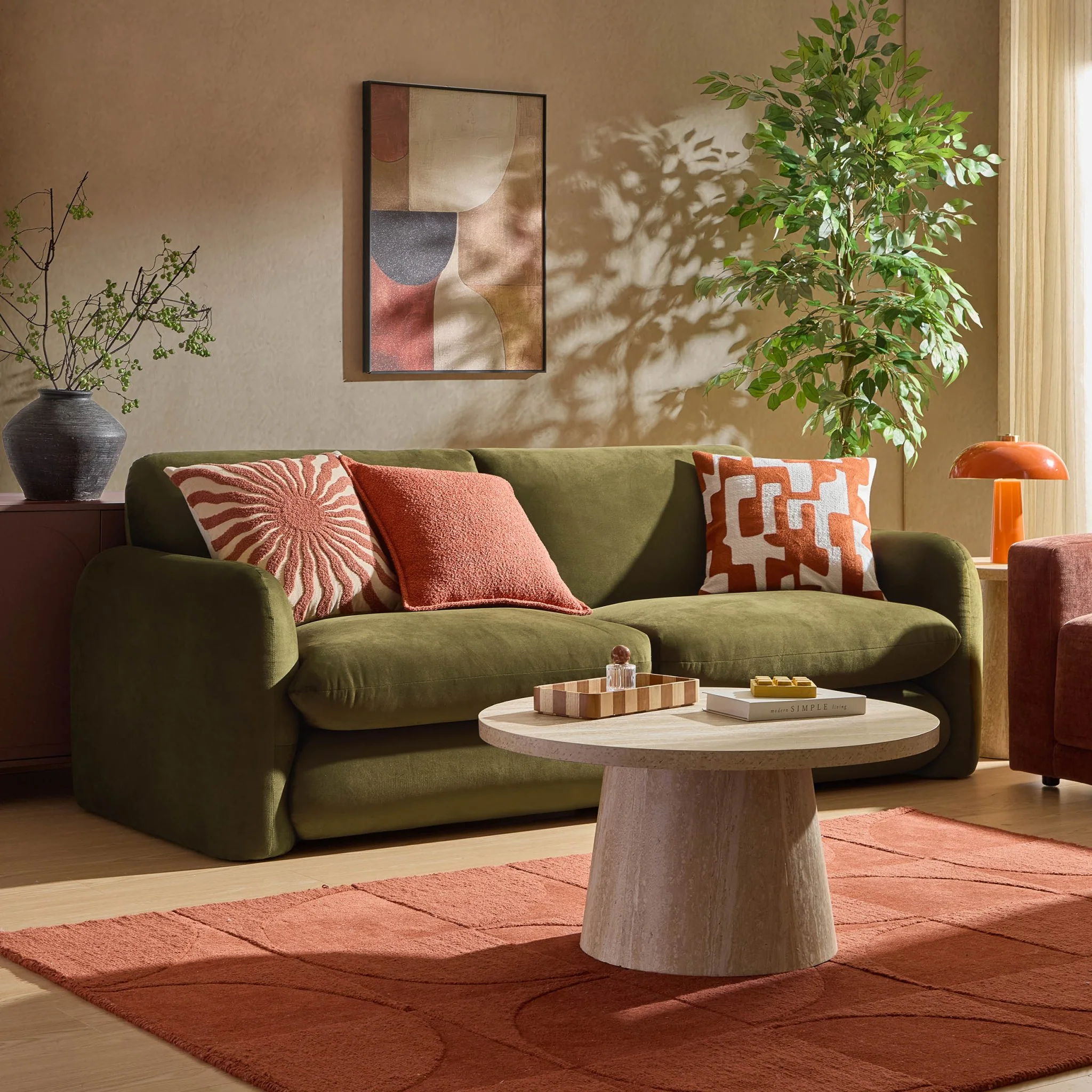 Dublin 3 Seater Sofa - Rich Green