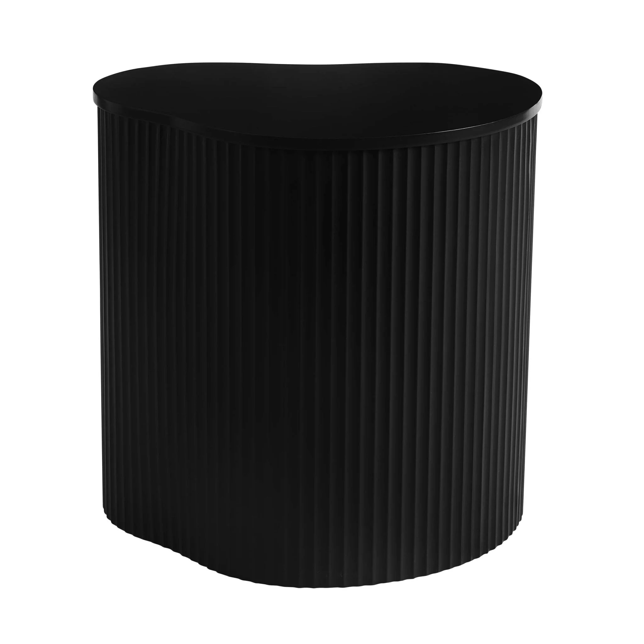 Evie Irregular Side Table - Black - Image 3
