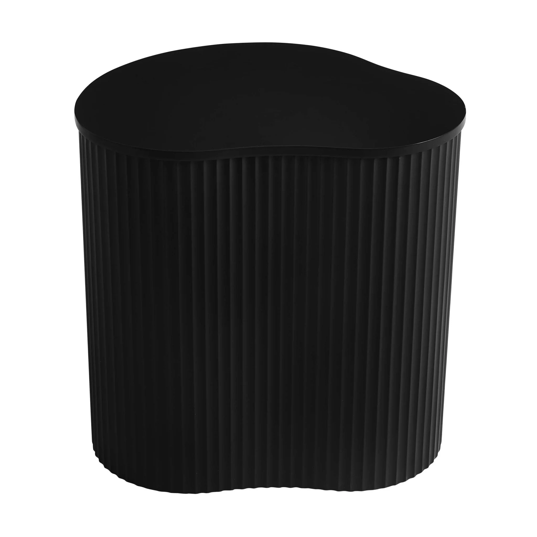 Evie Irregular Side Table - Black - Image 4