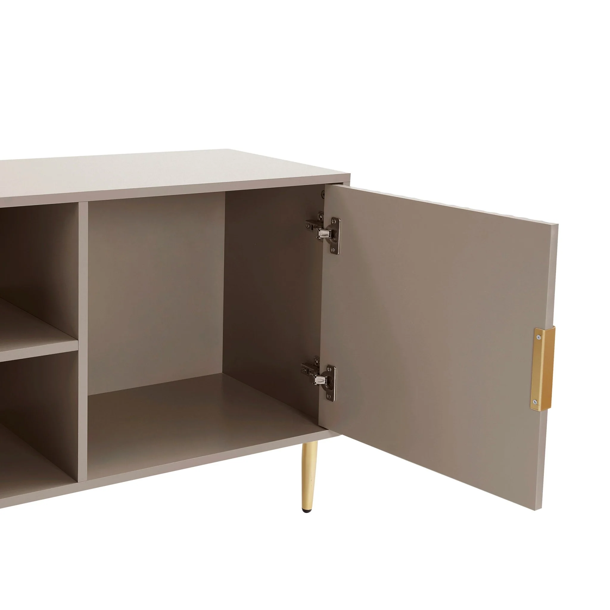 Evie TV Unit for TVs up to 65"- Taupe - Image 4