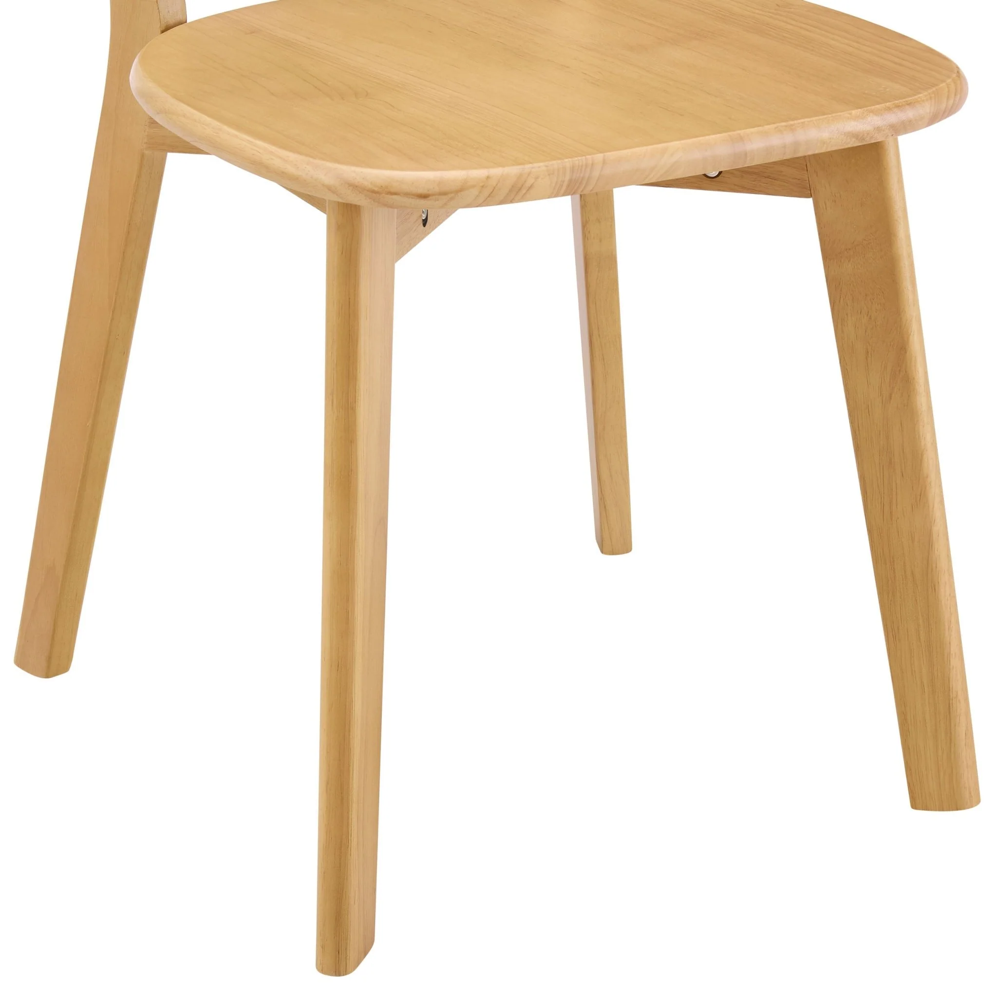 Georgia Set of 2 Dining Chairs - Light Wood - Image 6