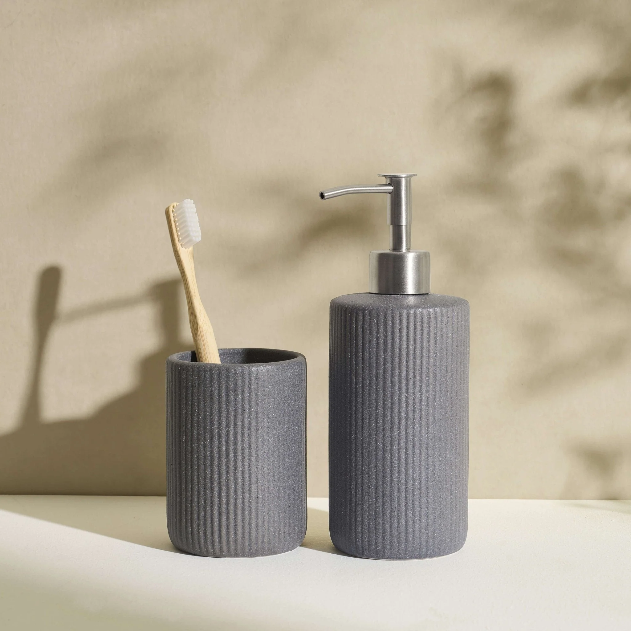 Hadley Sand Effect Accessories Bundle - Set of 2 - Grey