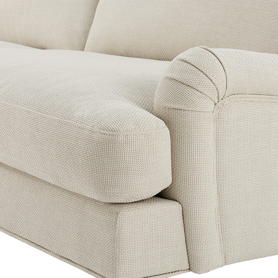 Hampshire 3 Seater Sofa - Beige - Image 14