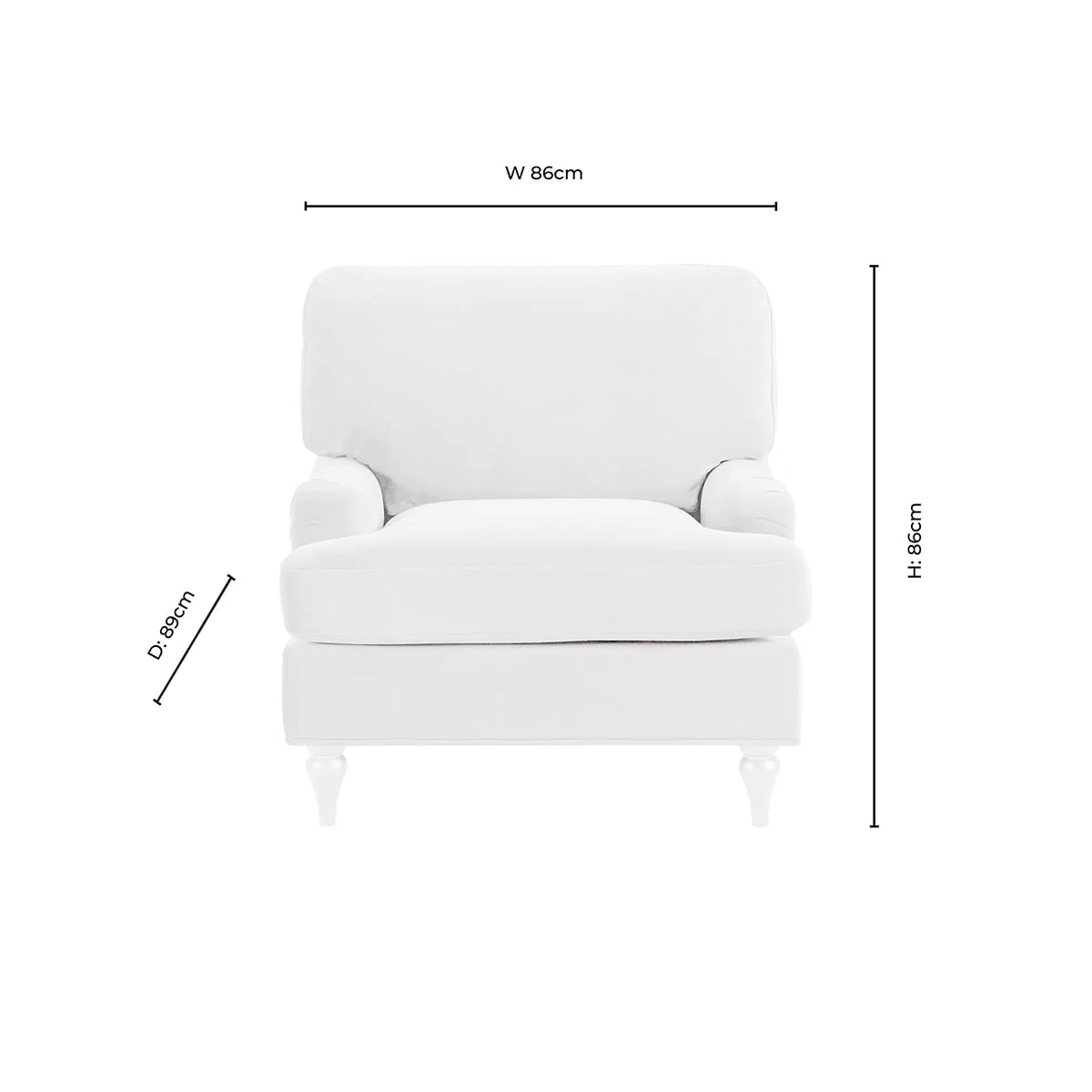 Hampshire Armchair - Beige - Image 8