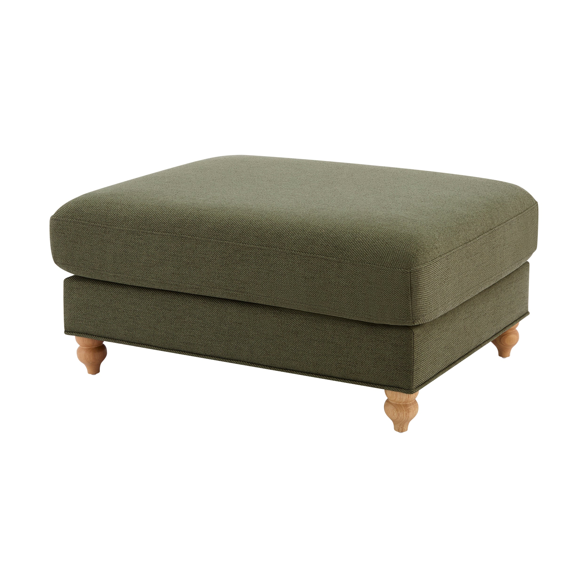 Hampshire Pouffe - Woven Green - Image 5