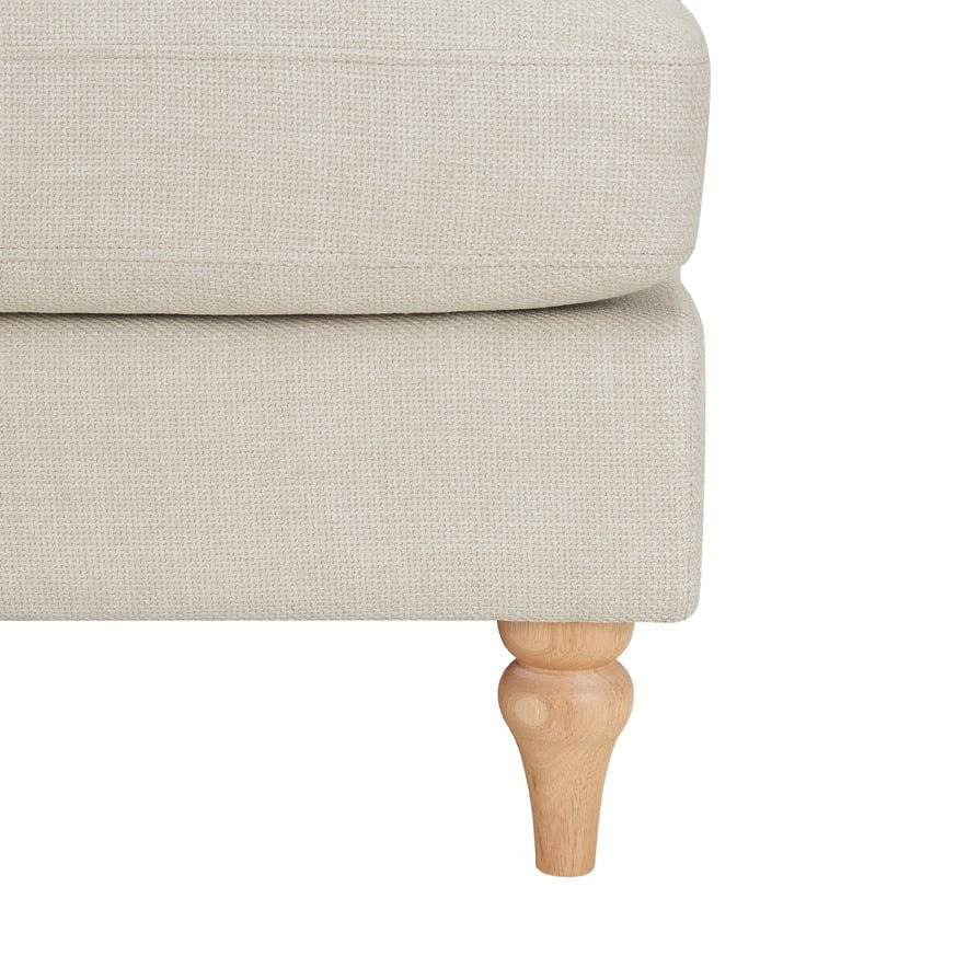 Hampshire Right Hand Chaise Sofa - Beige - Image 7