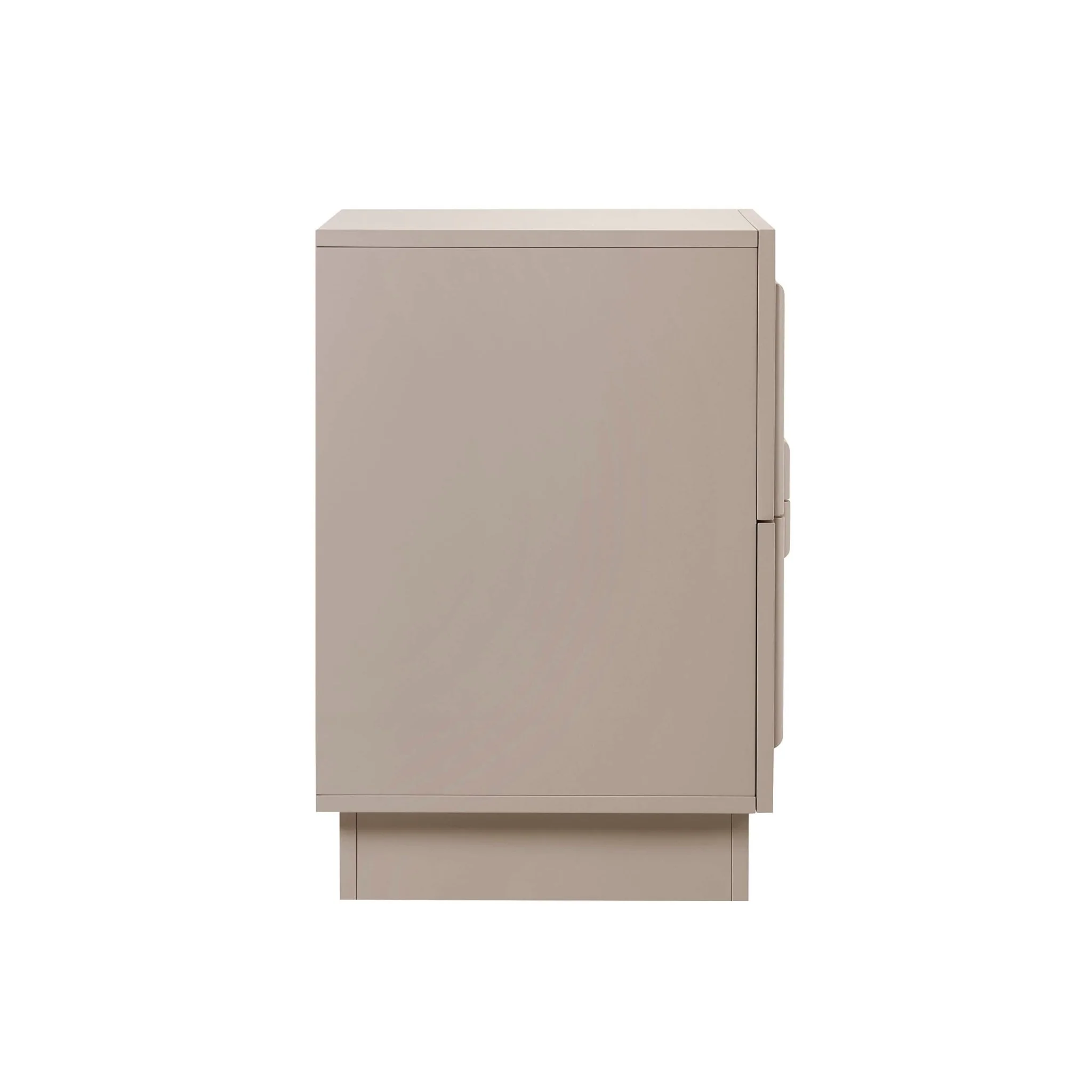 Harlow 2 Drawer Bedside Table - Taupe - Image 7