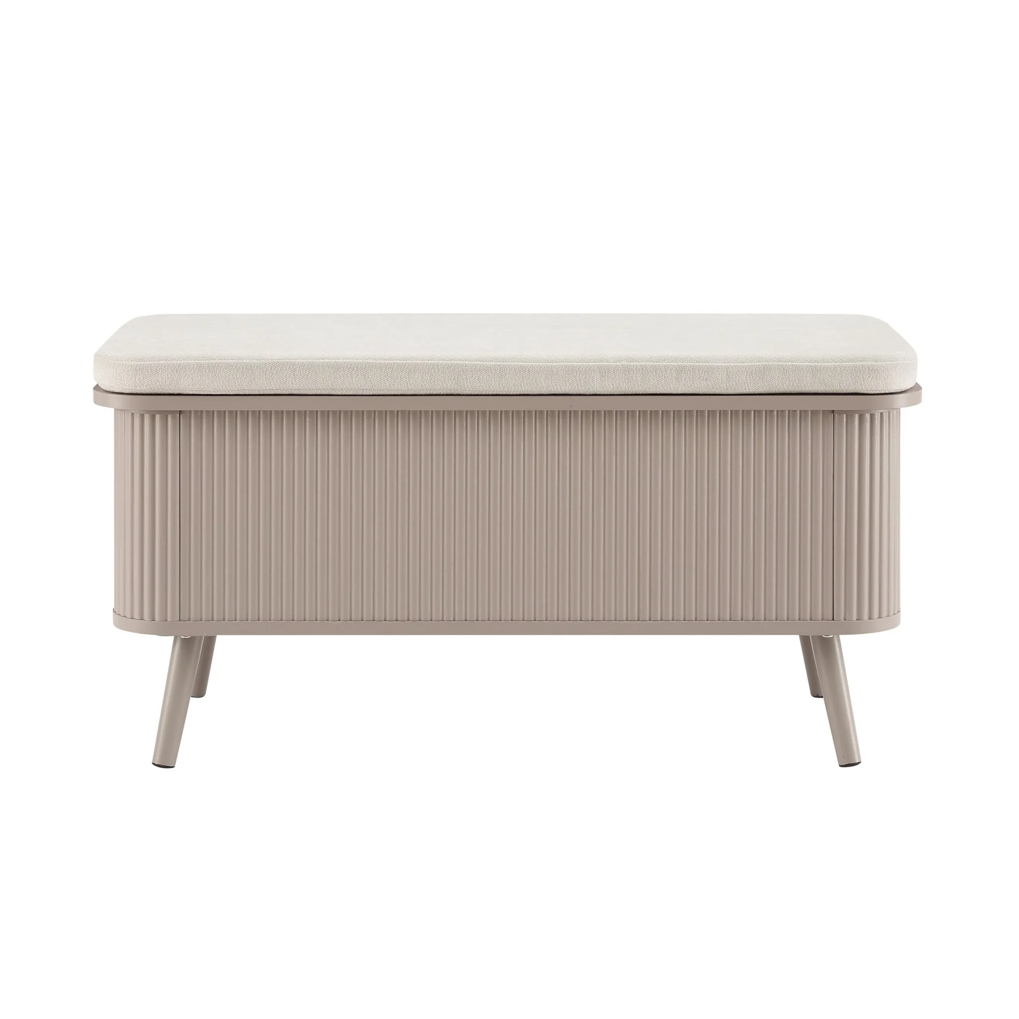 Hattie Storage Bench - Taupe - Image 4