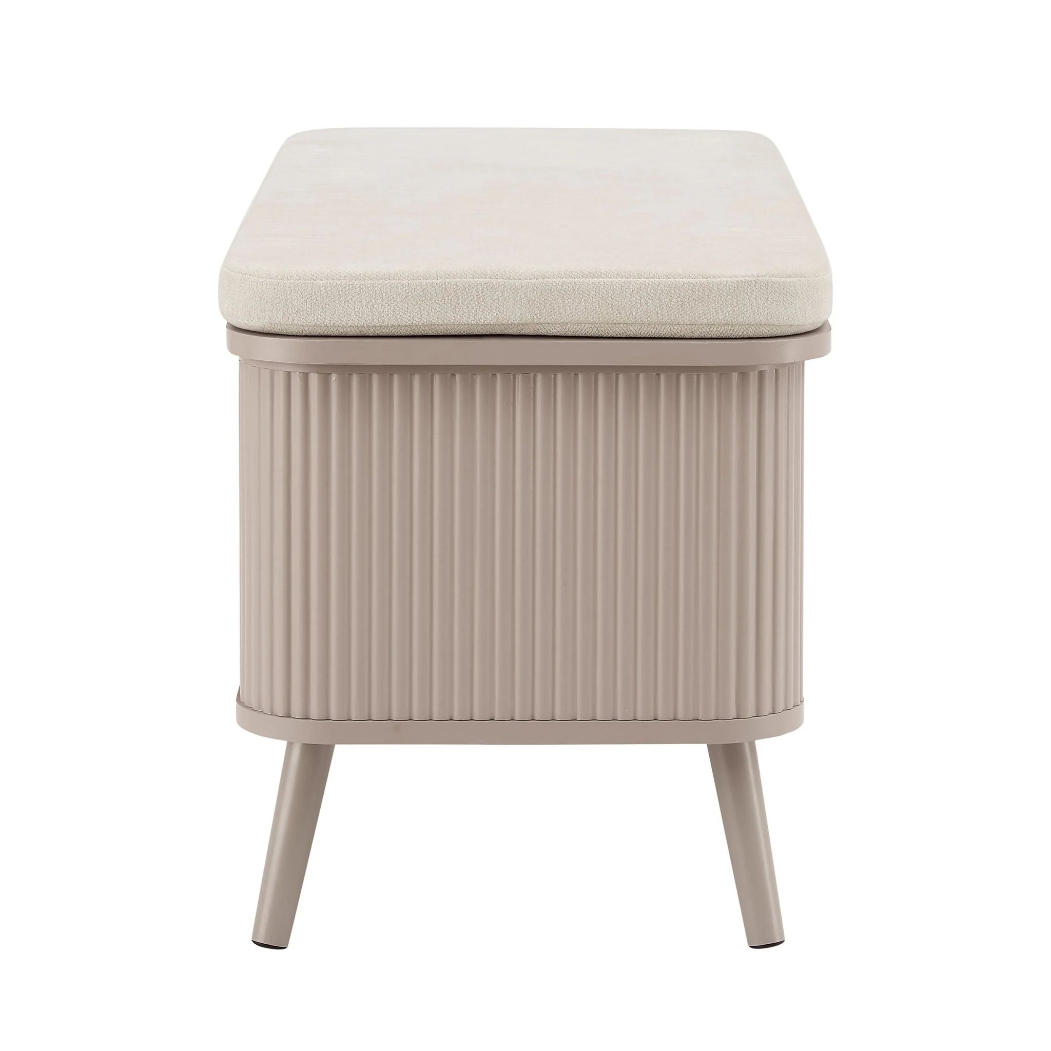 Hattie Storage Bench - Taupe - Image 7