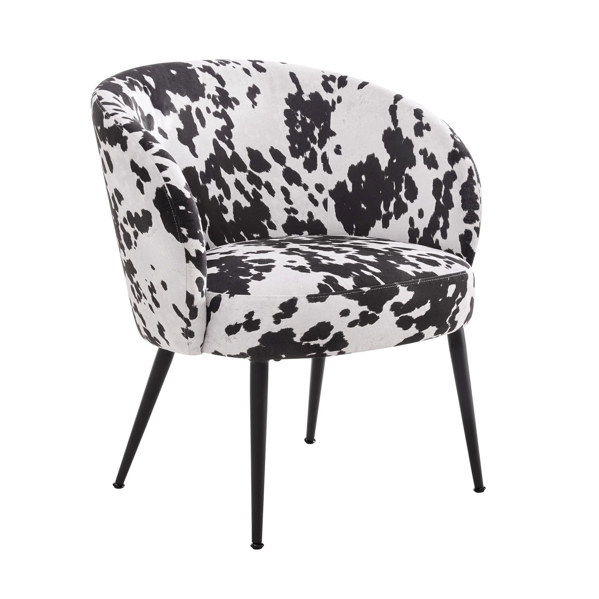 Indy Accent Chair - Cow Print - Image 2