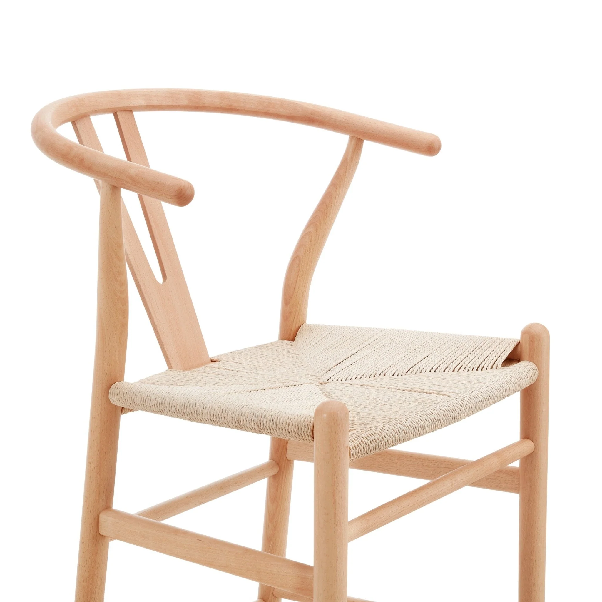 Jade Set of 2 Barstools - Natural/Wood - Image 6