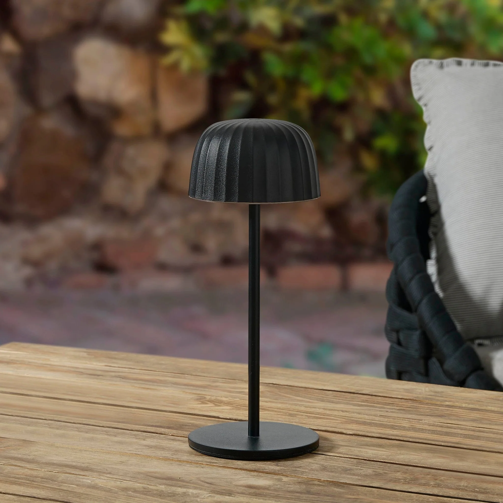 LED Rechargeable Table Light - Black - Image 2