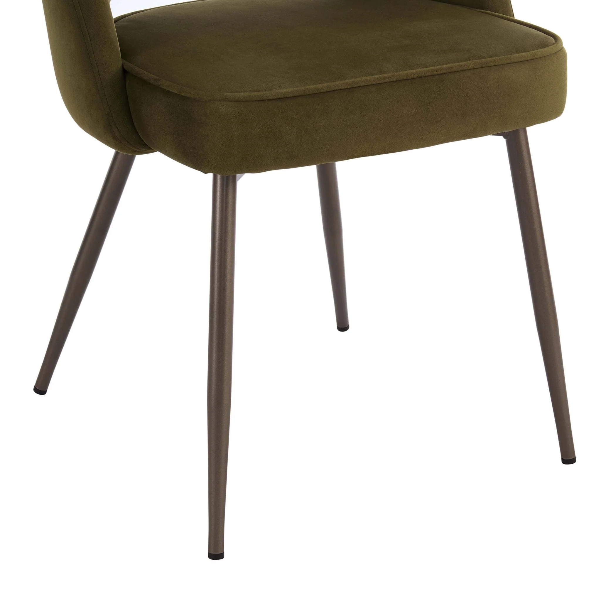 Lola Set of 2 Dining Chairs - Rich Green - Image 5