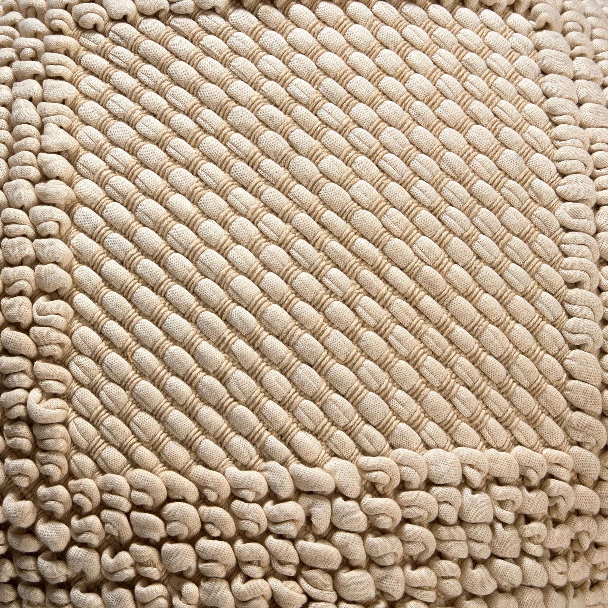 Loop Pattern Cushion Cover - Off White - Image 5