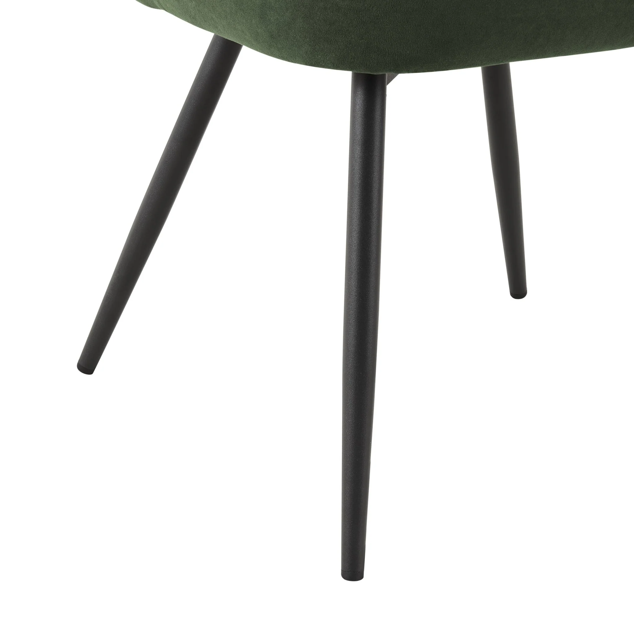 Mabel Set of 2 Dining Chairs - Velvet  - Dark Olive - Image 7