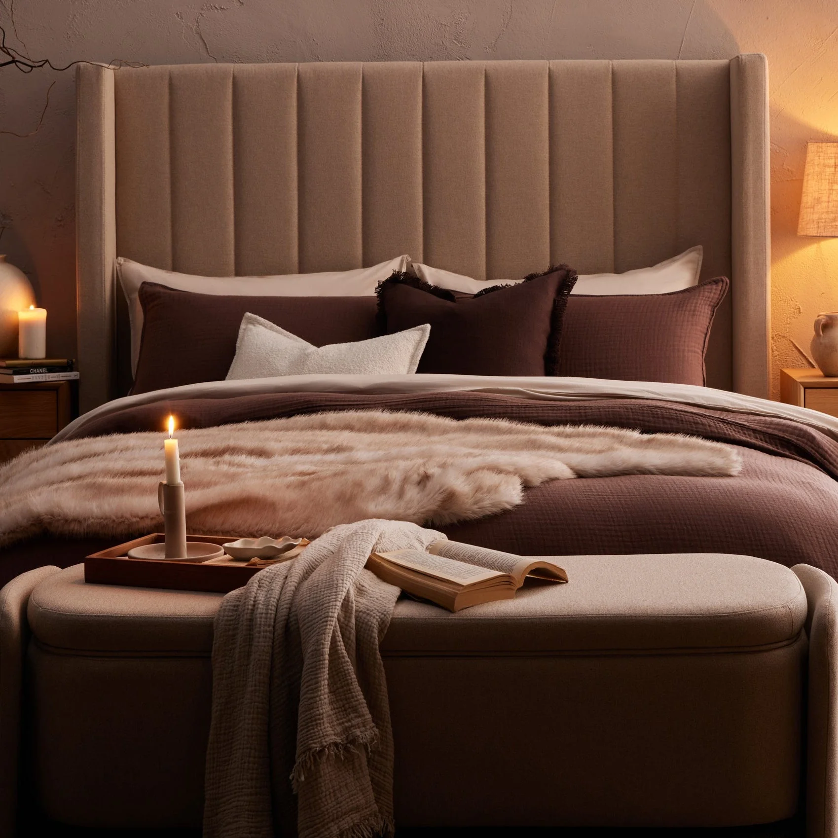 Madison Ottoman Storage Bed - Oatmeal - Image 9