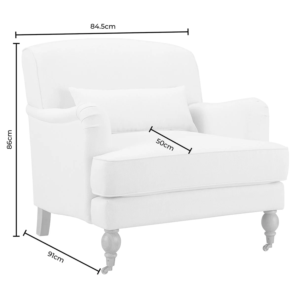 Mara Armchair - Raspberry Stripe - Image 9