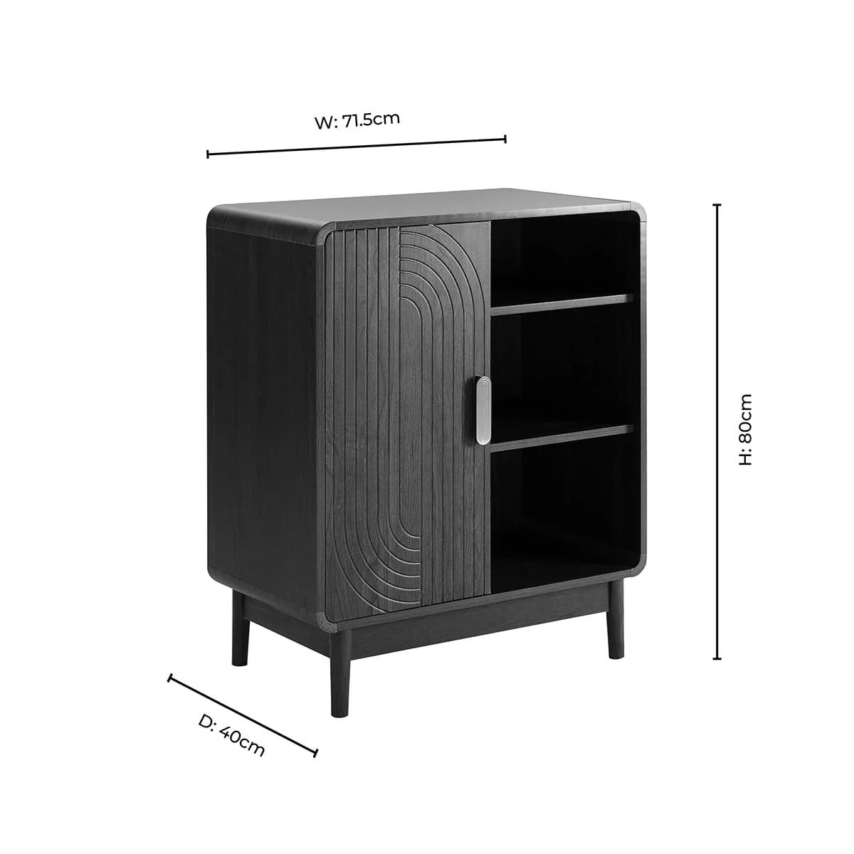 Marnie Small Bookcase - Walnut - Image 10