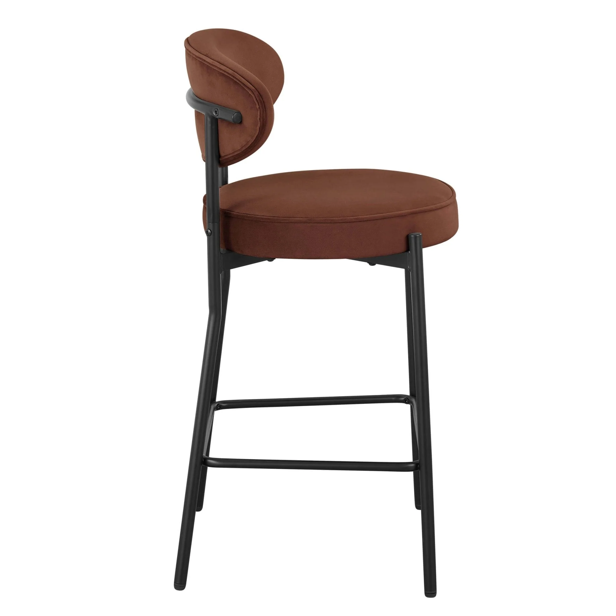 Mia Set of 2 Barstools - Terracotta - Image 4