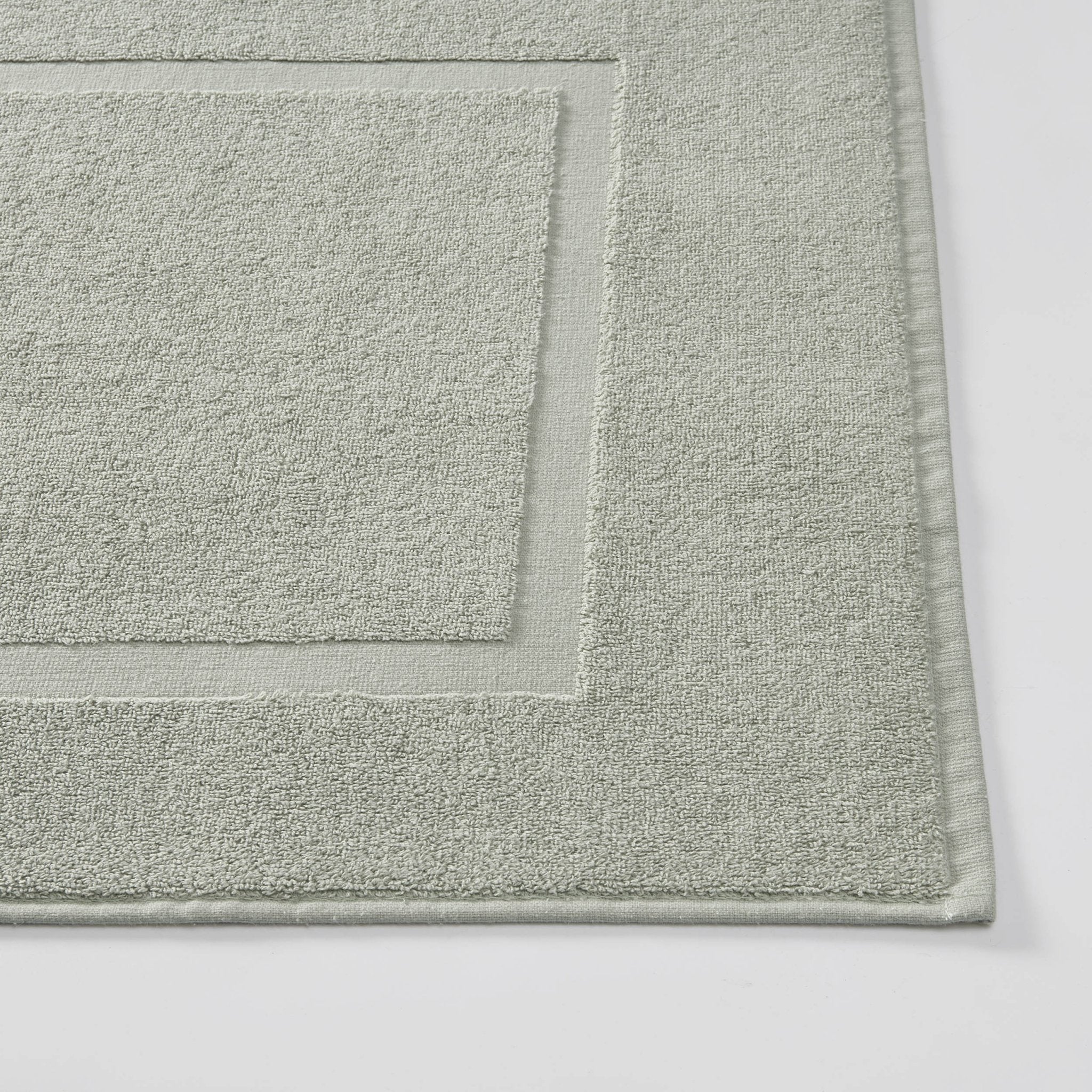 Milos Plain Picture Frame Bath Mat - Olive - Image 2