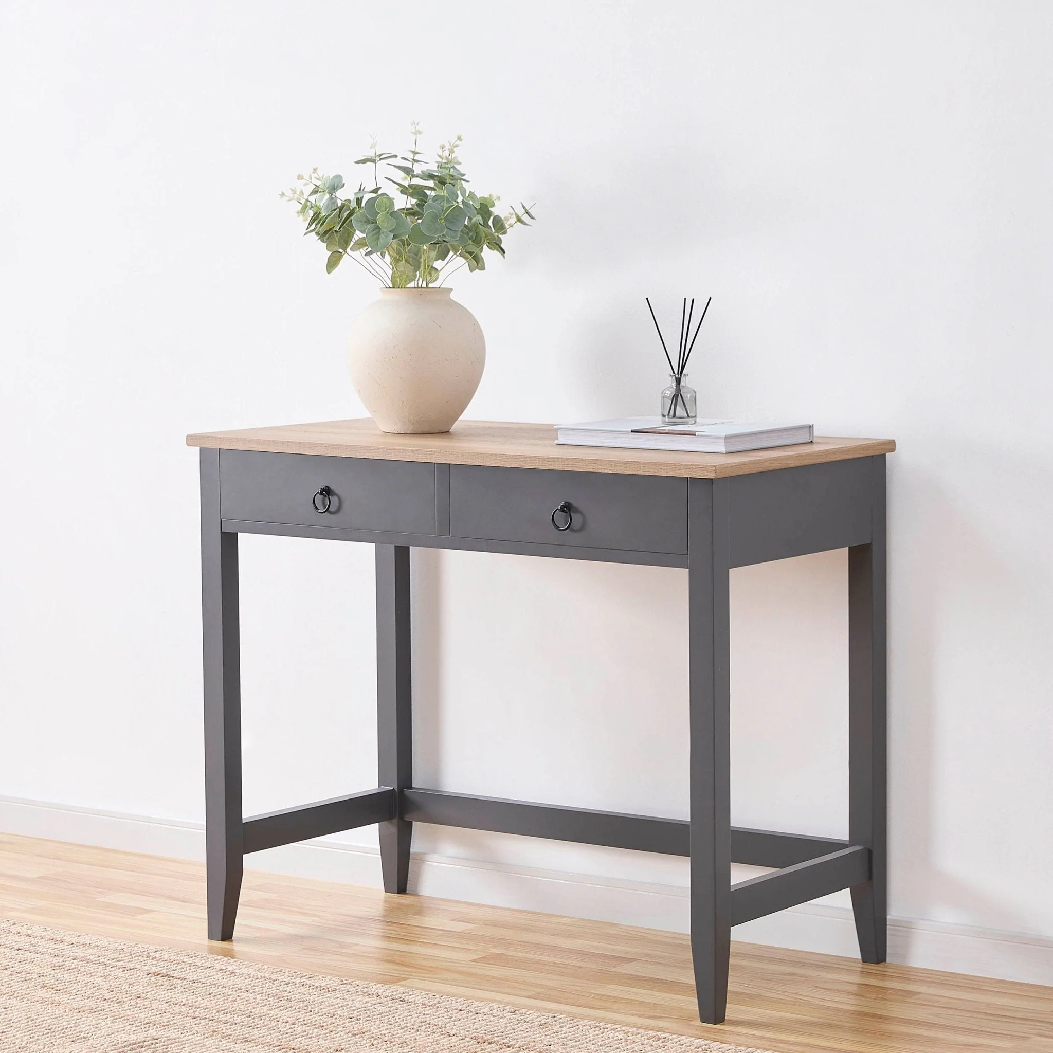Nell Dressing Table Console - Charcoal - Image 3