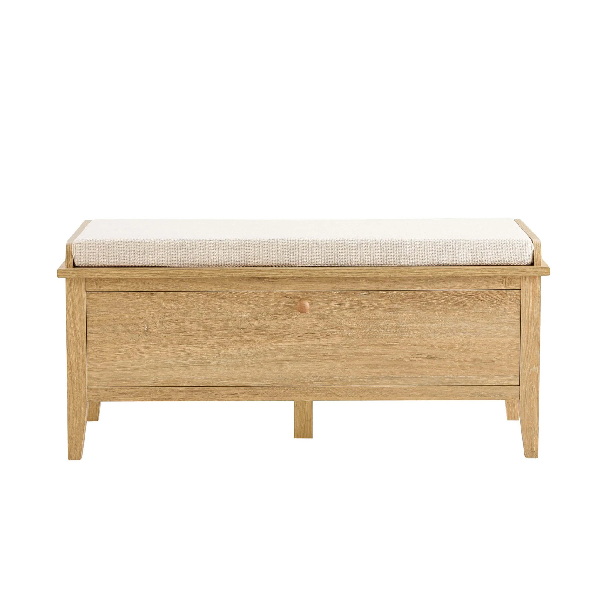 Nell Seated Storage Cabinet  - Light Wood - Image 3
