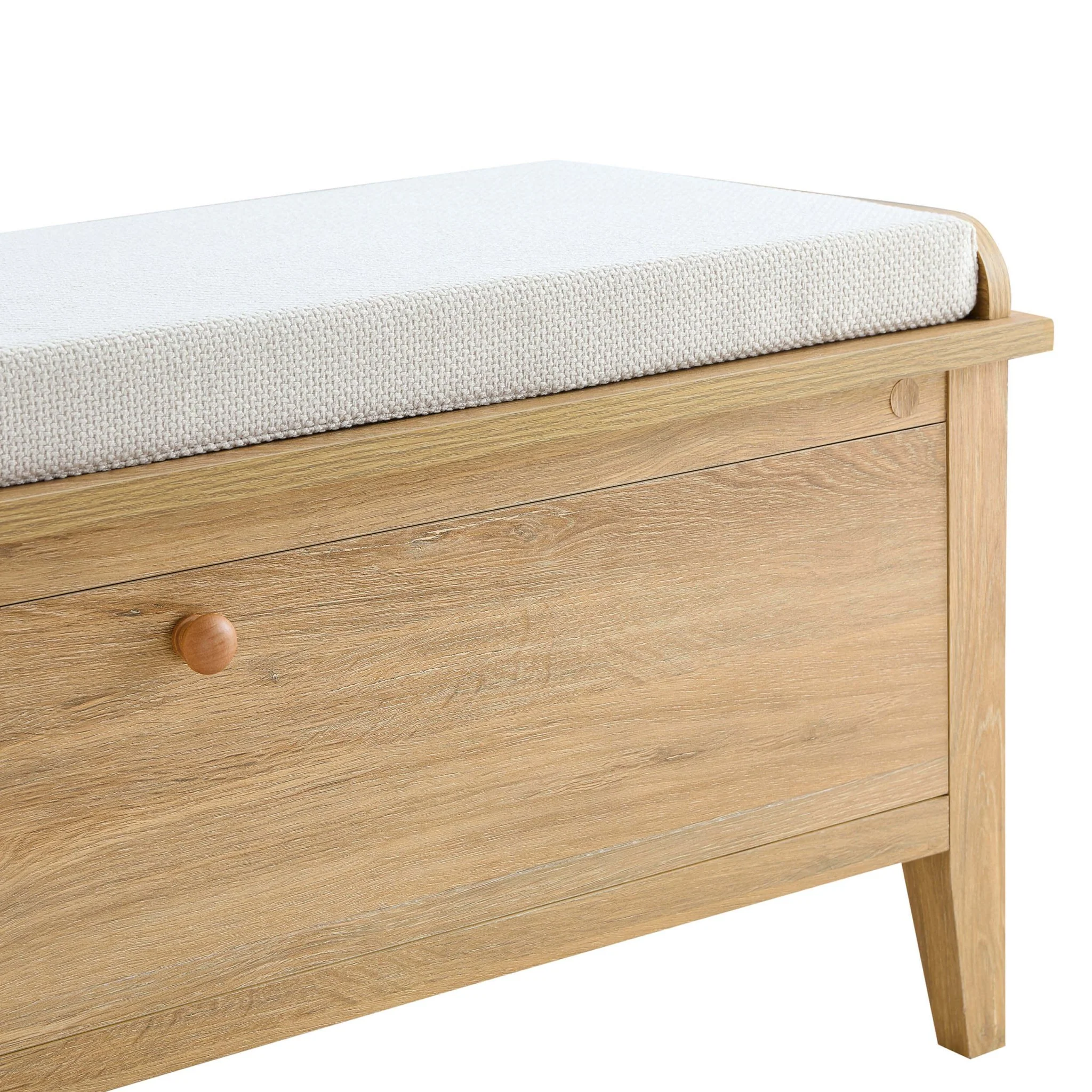 Nell Seated Storage Cabinet  - Light Wood - Image 9