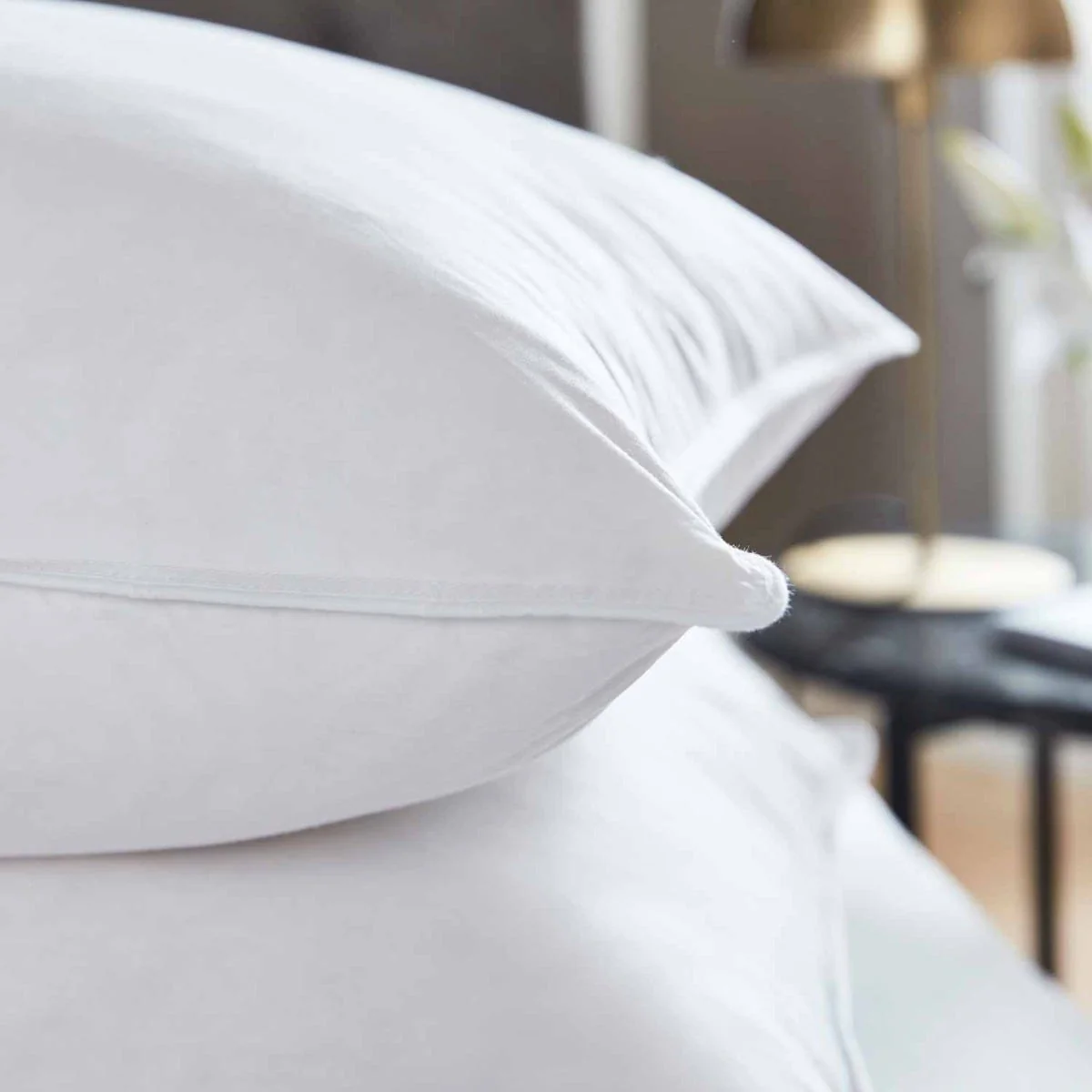 Pair of Duck Feather & Down Pillows - Image 4