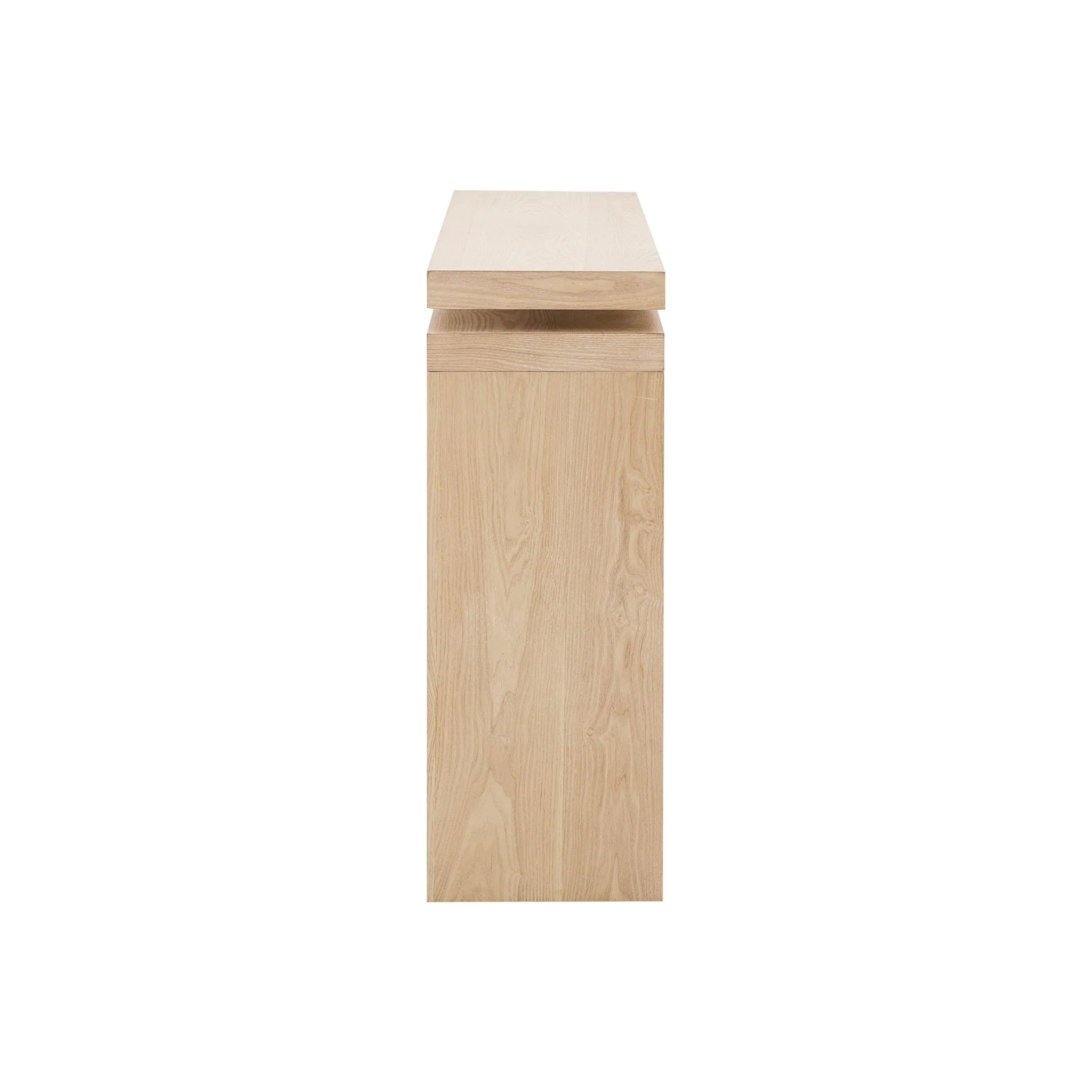 Penny Ash Console Table - Light Wood - Image 5