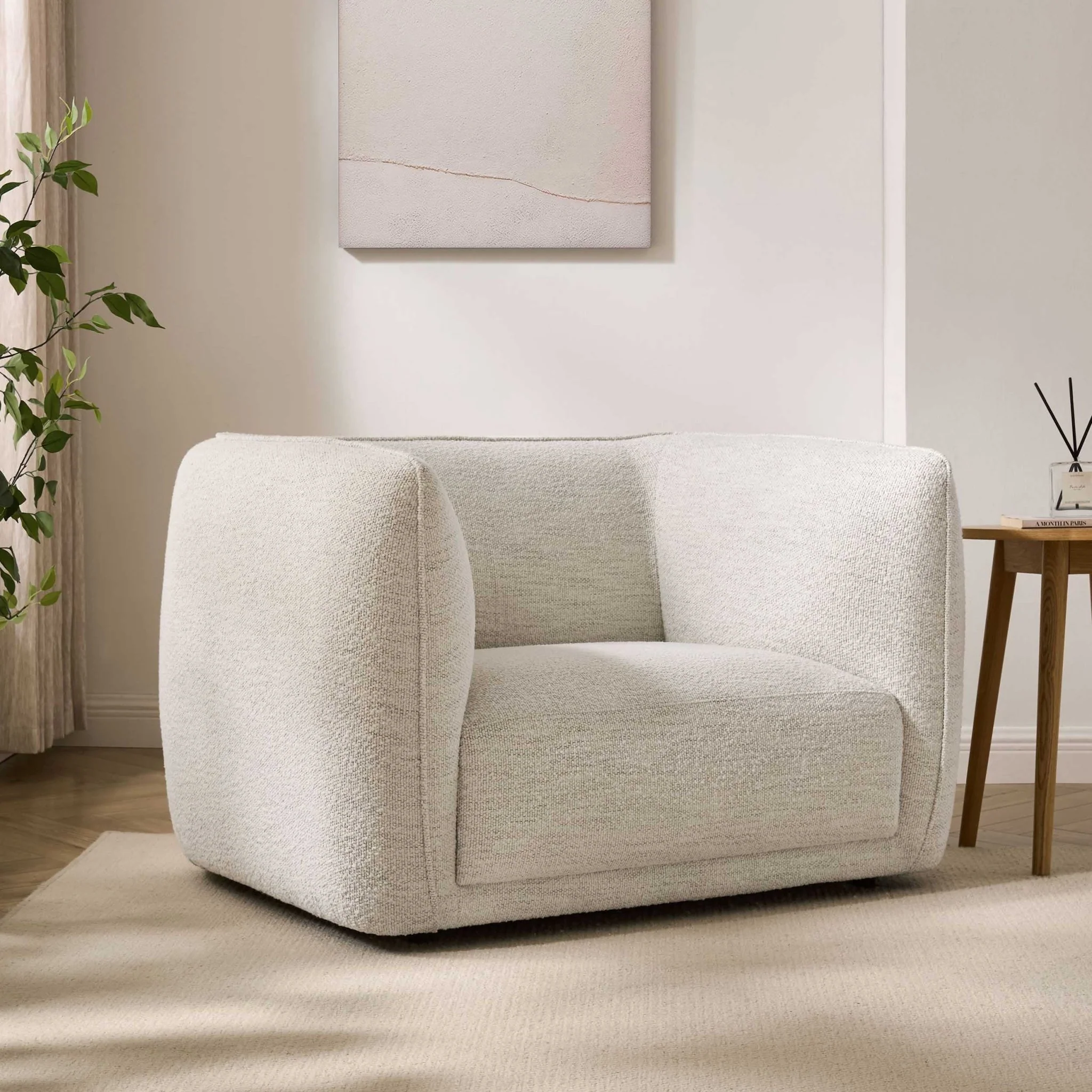Porto Loveseat - Boucle Ivory