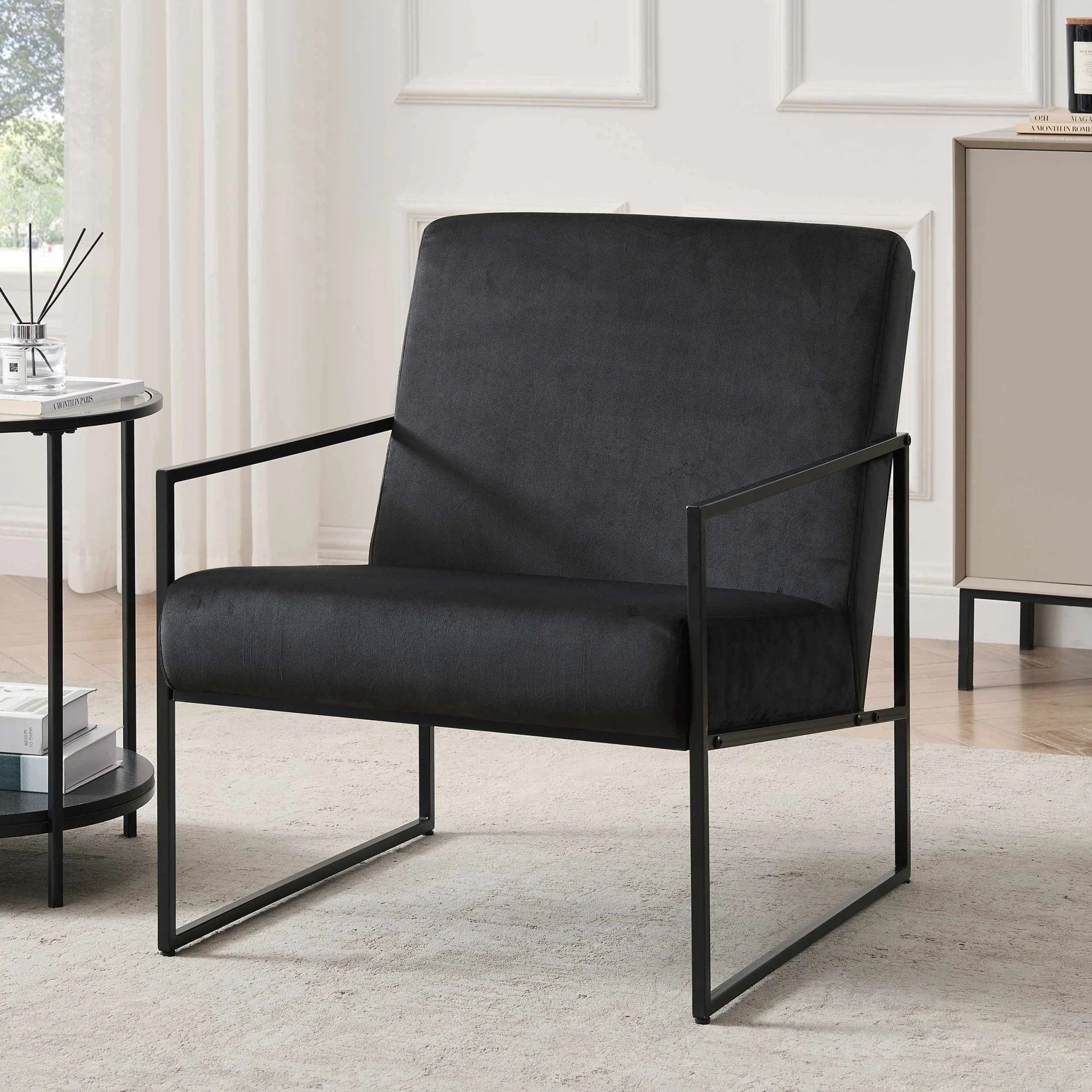 Rae Accent Chair - Charcoal