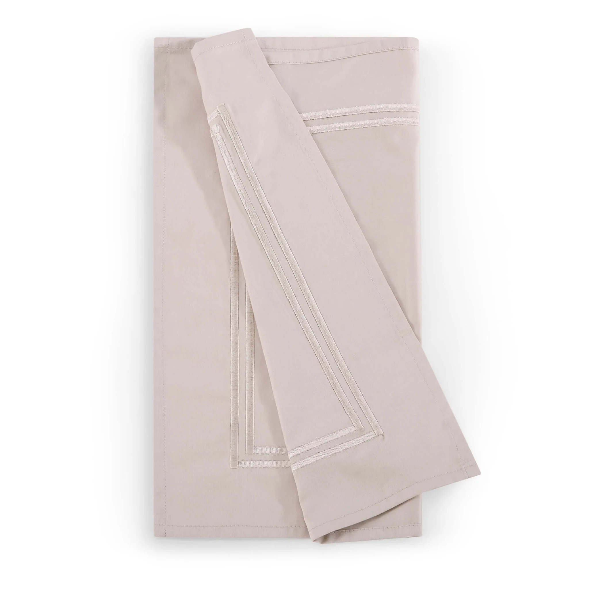 Regent 400 Thread Count Set of 4 Napkins - Champagne - Image 3
