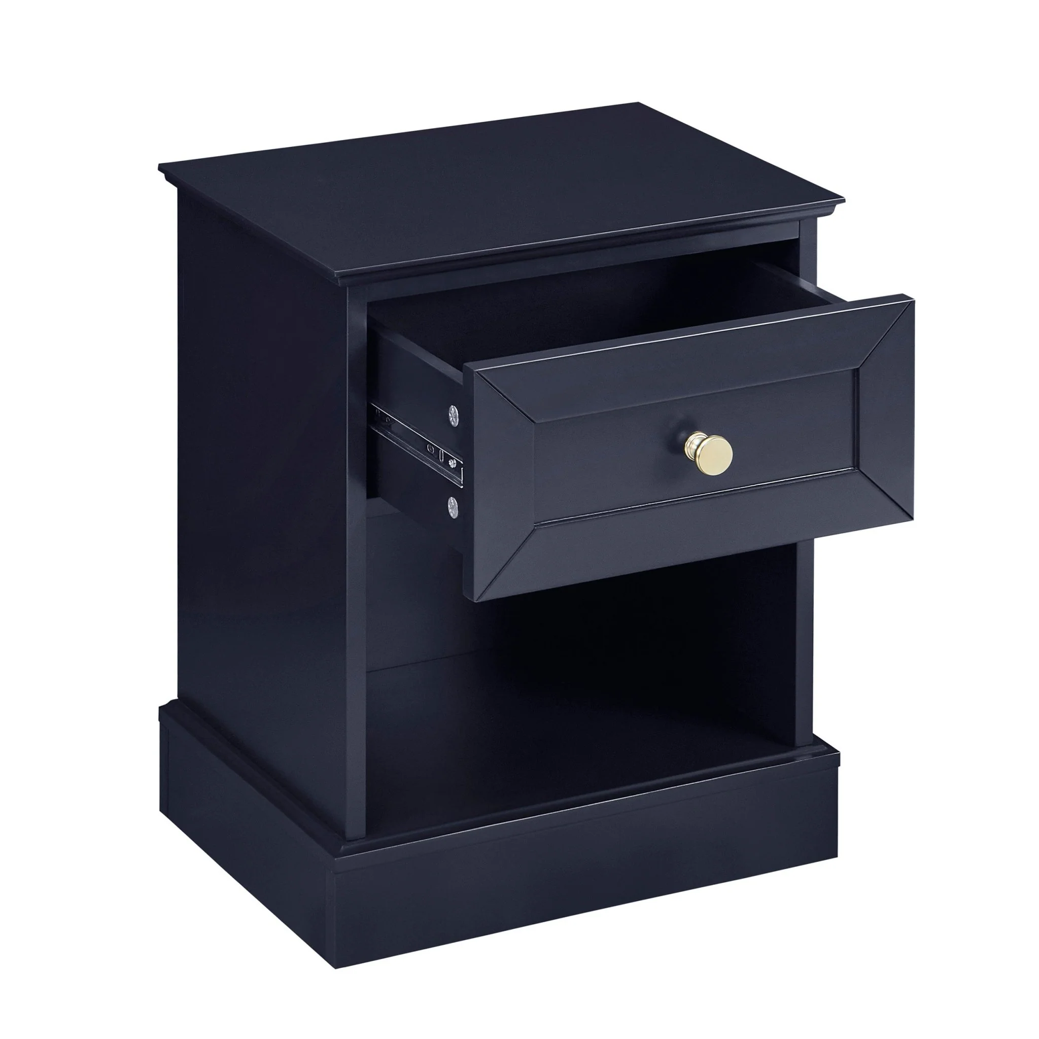 Ruby 1 Drawer Nightstand - Midnight - Image 4