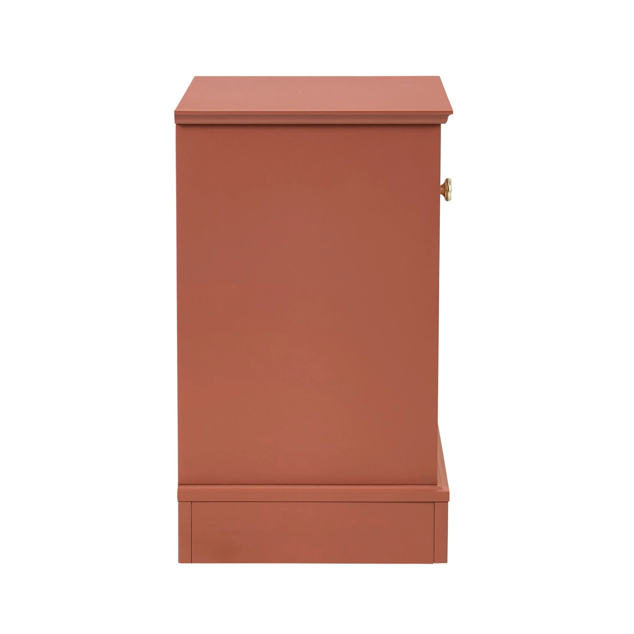Ruby 1 Drawer Nightstand - Terracotta - Image 6