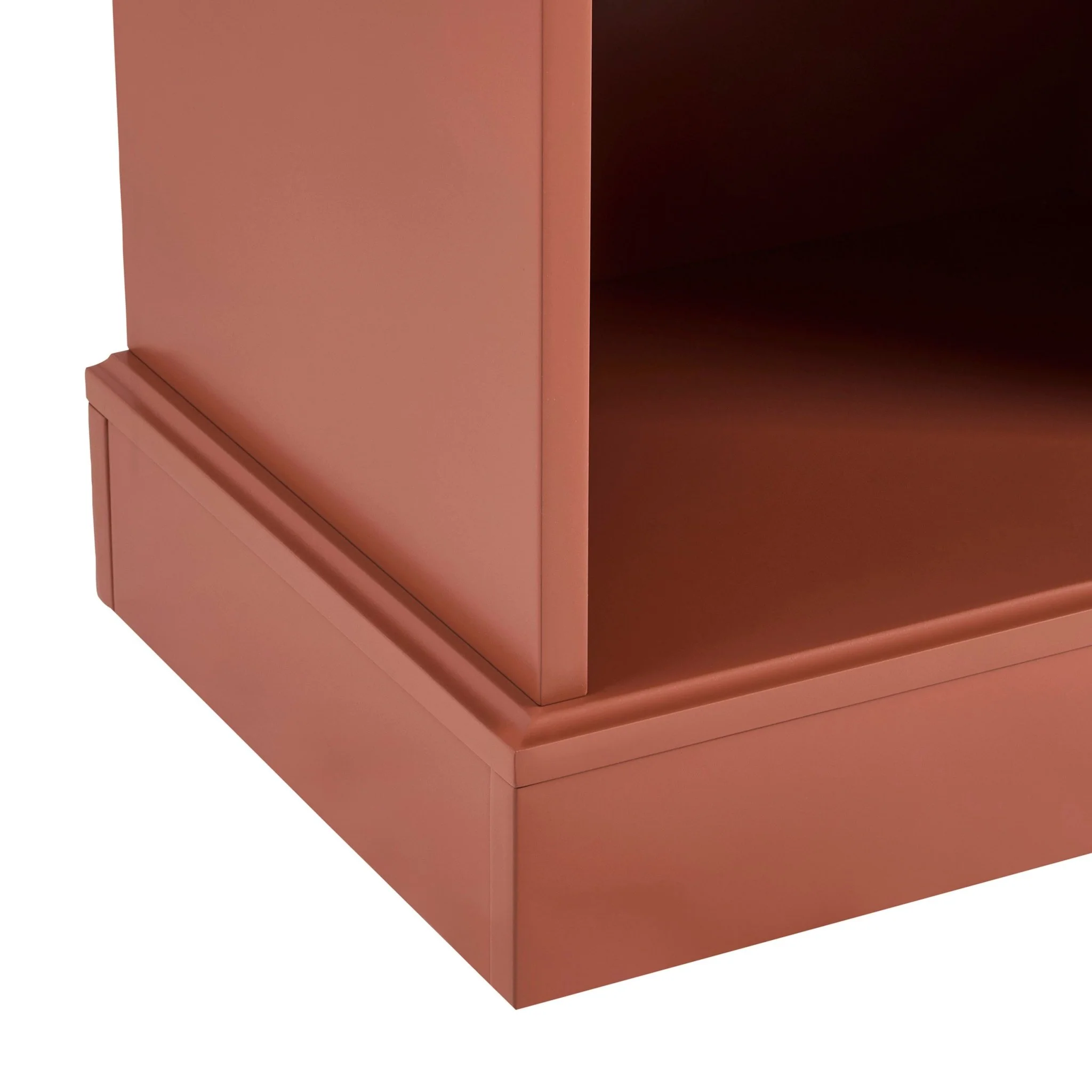 Ruby 1 Drawer Nightstand - Terracotta - Image 8