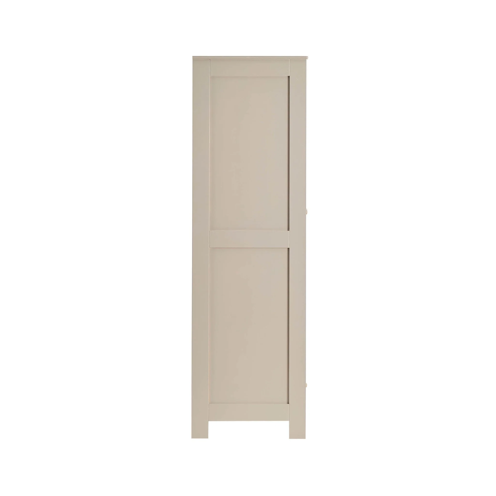 Ruby 2 Door Wardrobe with Drawer - Taupe - Image 4