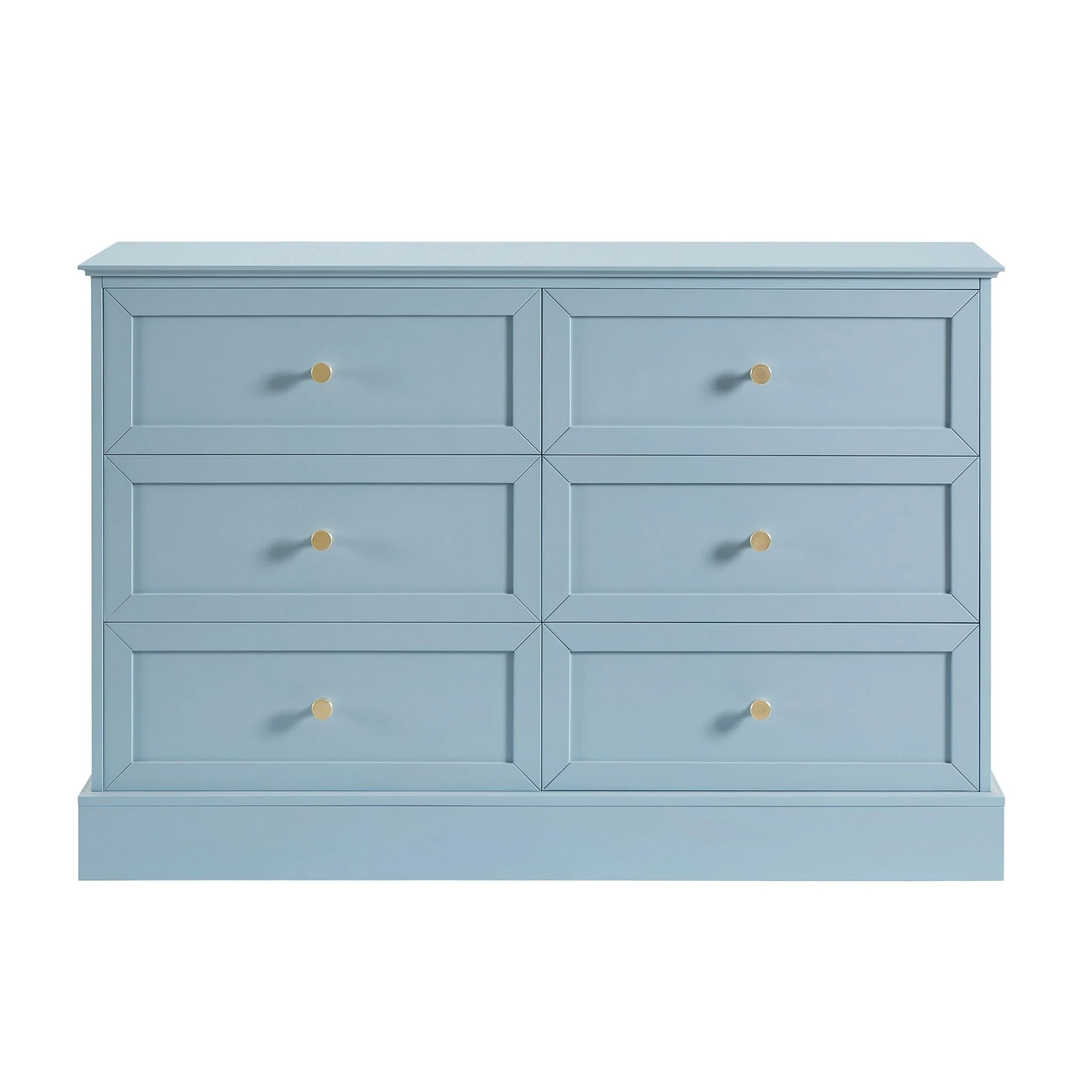 Ruby 6 Drawer Chest - Sky Blue - Image 3