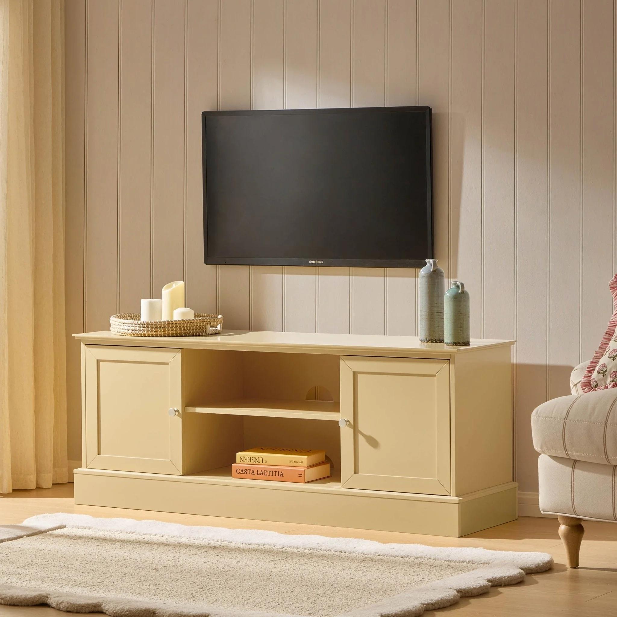 Ruby TV Unit for TVs up to 60"- Butter - Image 2