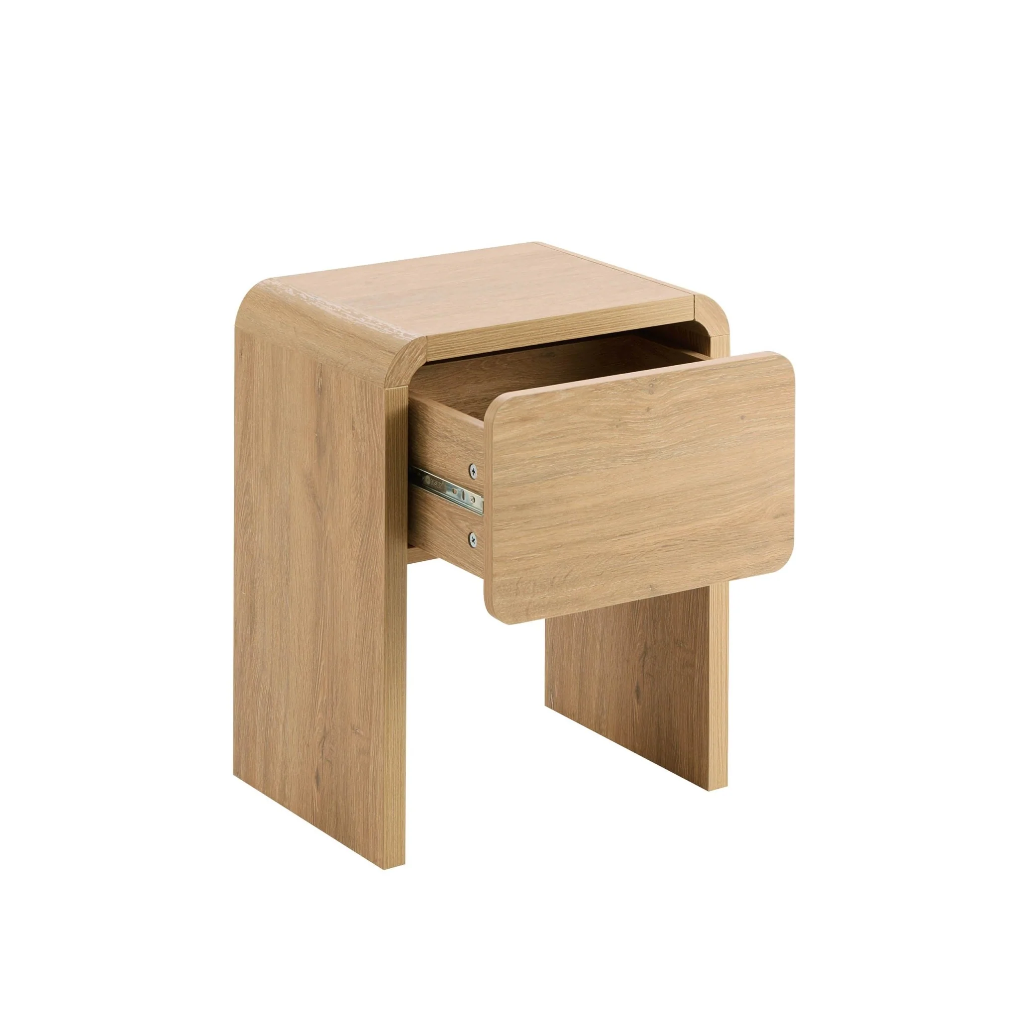 Samira Side Table - Light Wood - Image 5