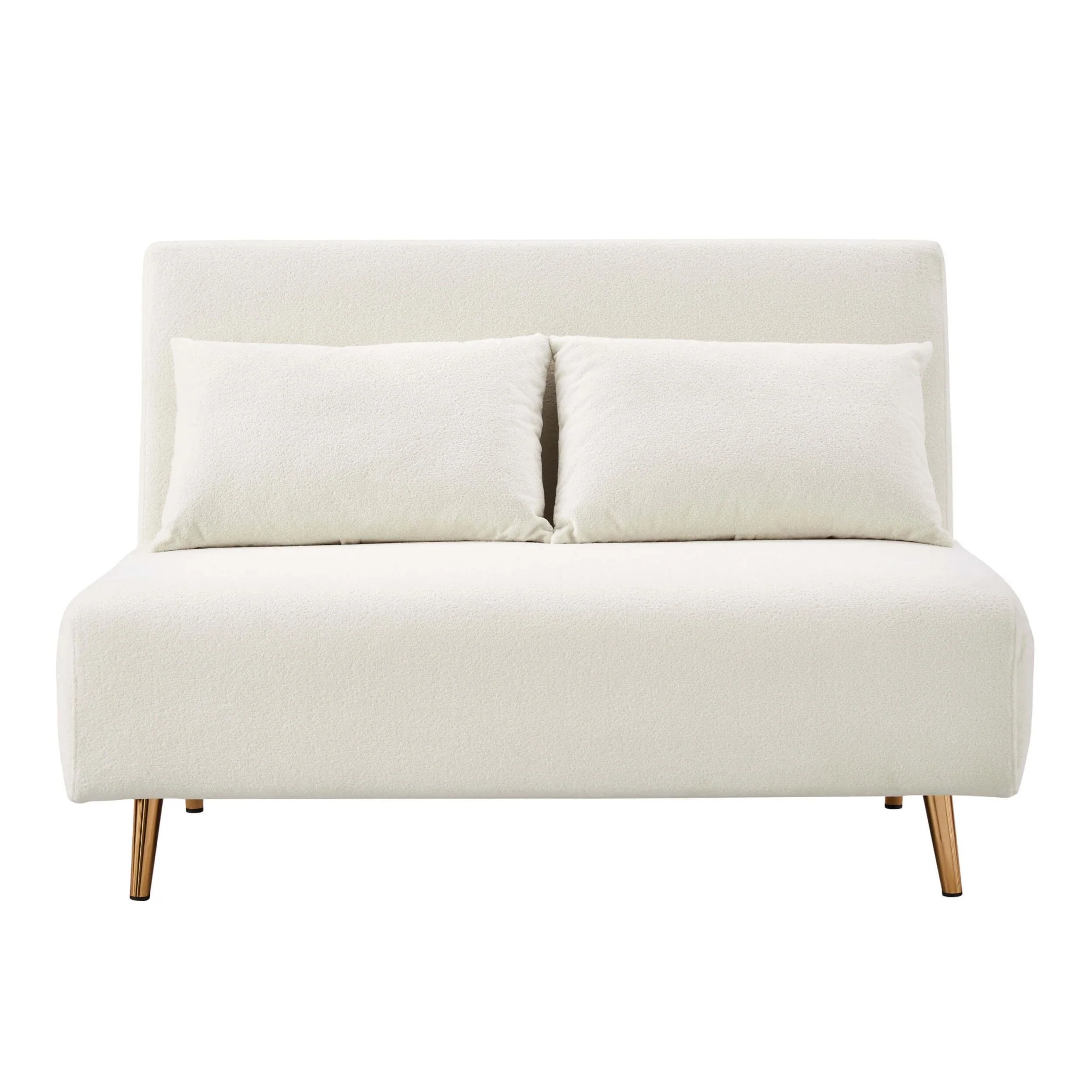 Seattle Double Click Clack Sofa Bed - Teddy Cream - Image 3