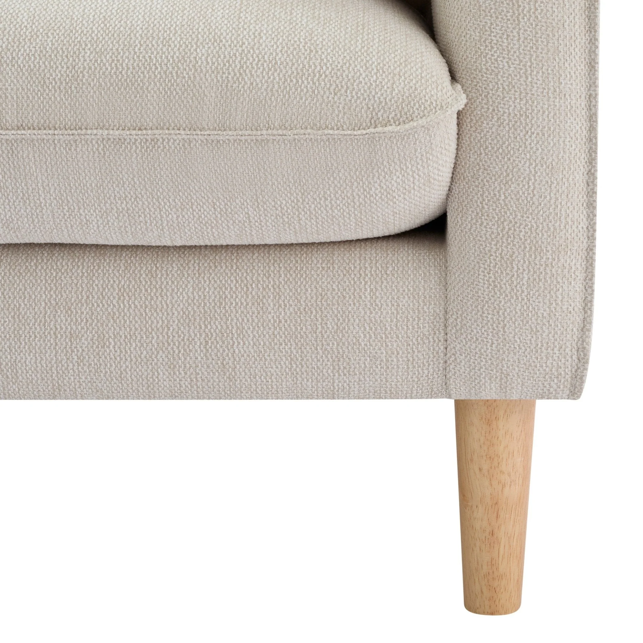 Shoreditch Left Hand Chaise Sofa - Natural - Image 6